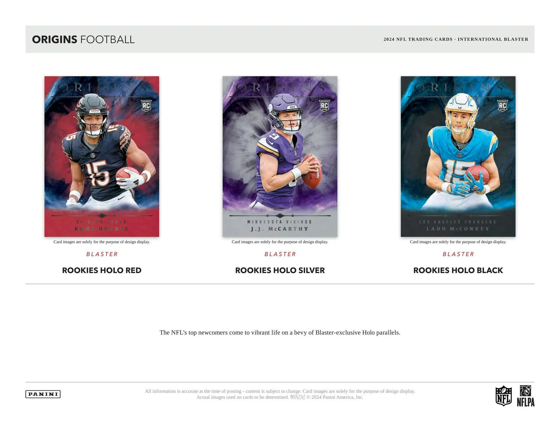 2024 Panini Origins Football International 6-Pack Blaster Box - Image 4