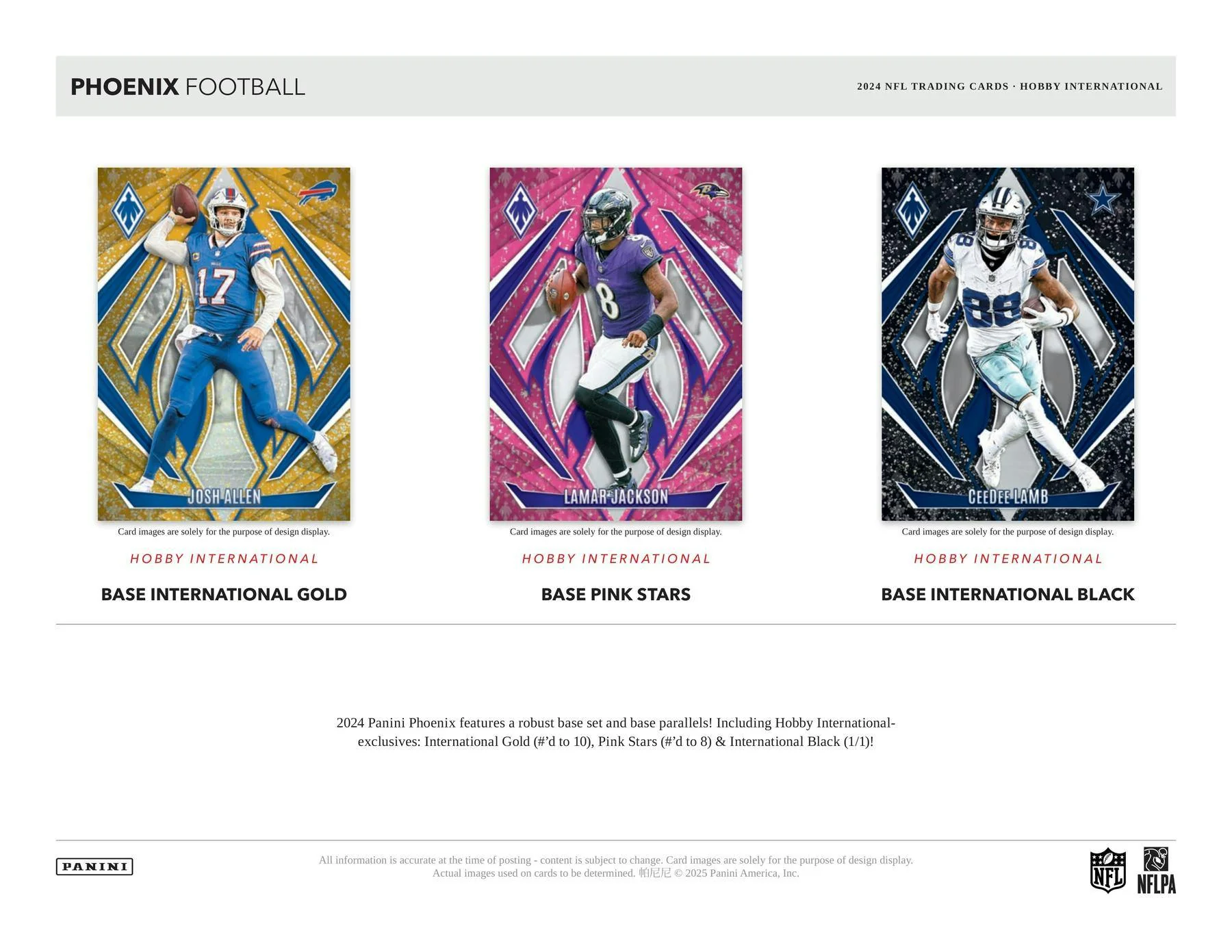 2024 Panini Phoenix Football Hobby International Mega Box – Columbia Sports Cards - Image 4