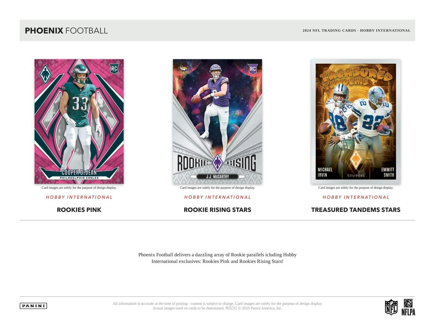 2024 Panini Phoenix Football Hobby International Mega Box – Columbia Sports Cards - Image 5