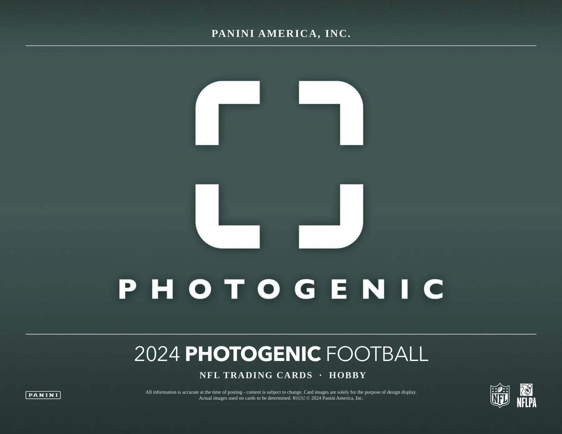 2024 Panini Photogenic Football Hobby Box - Image 3