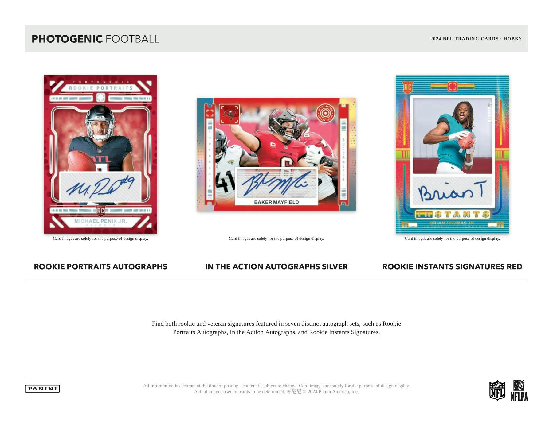 2024 Panini Photogenic Football Hobby Box - Image 5