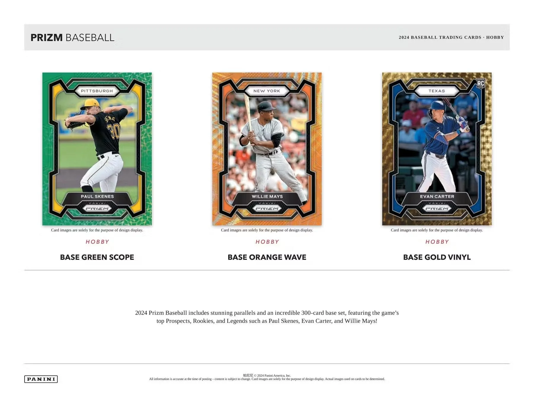 2024 Panini Prizm Baseball Hobby Box - Image 4