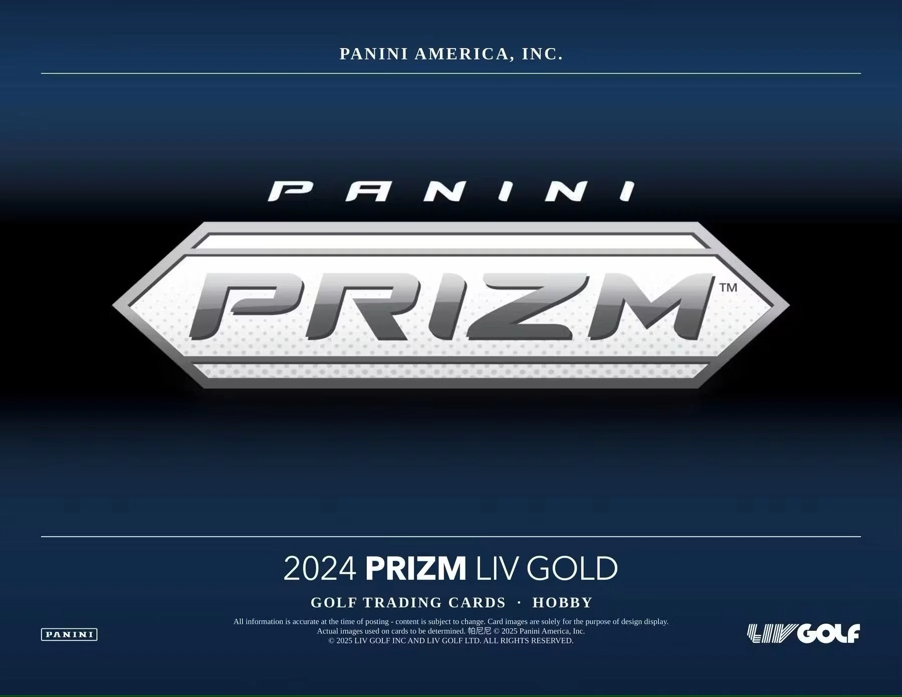 2024 Panini Prizm LIV Golf Hobby Box - Image 3