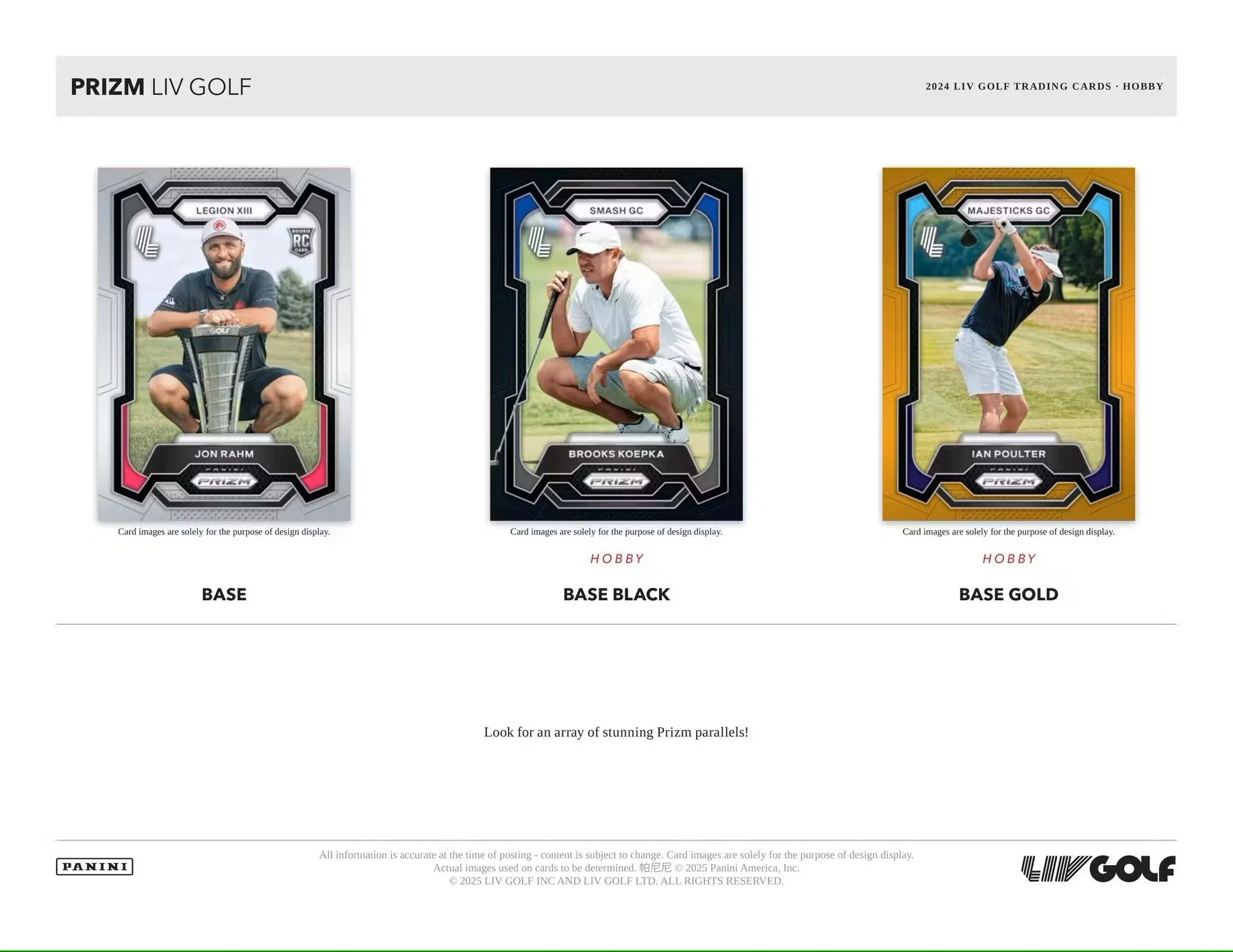 2024 Panini Prizm LIV Golf Hobby Box - Image 4