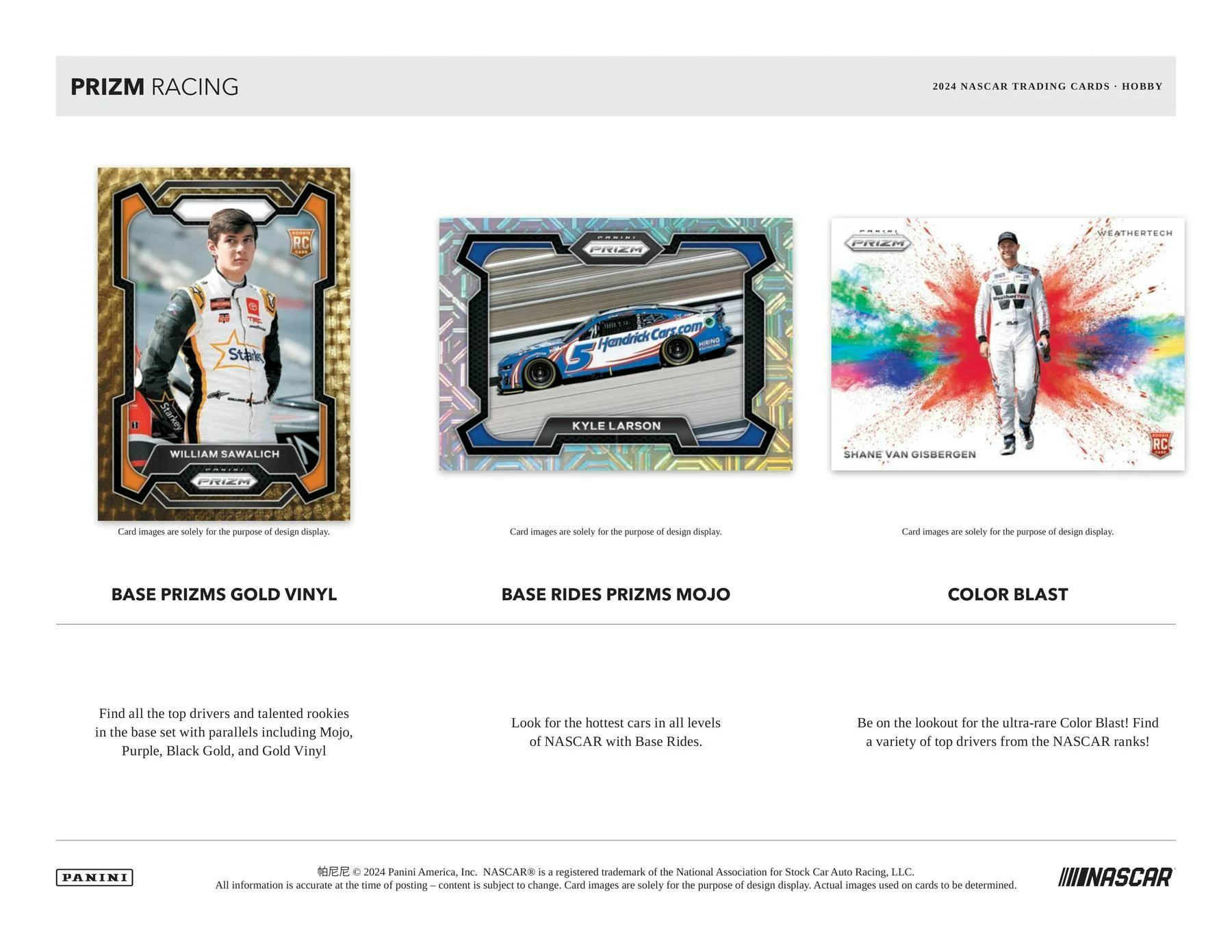2024 Panini Prizm NASCAR Racing Hobby Box - Image 4