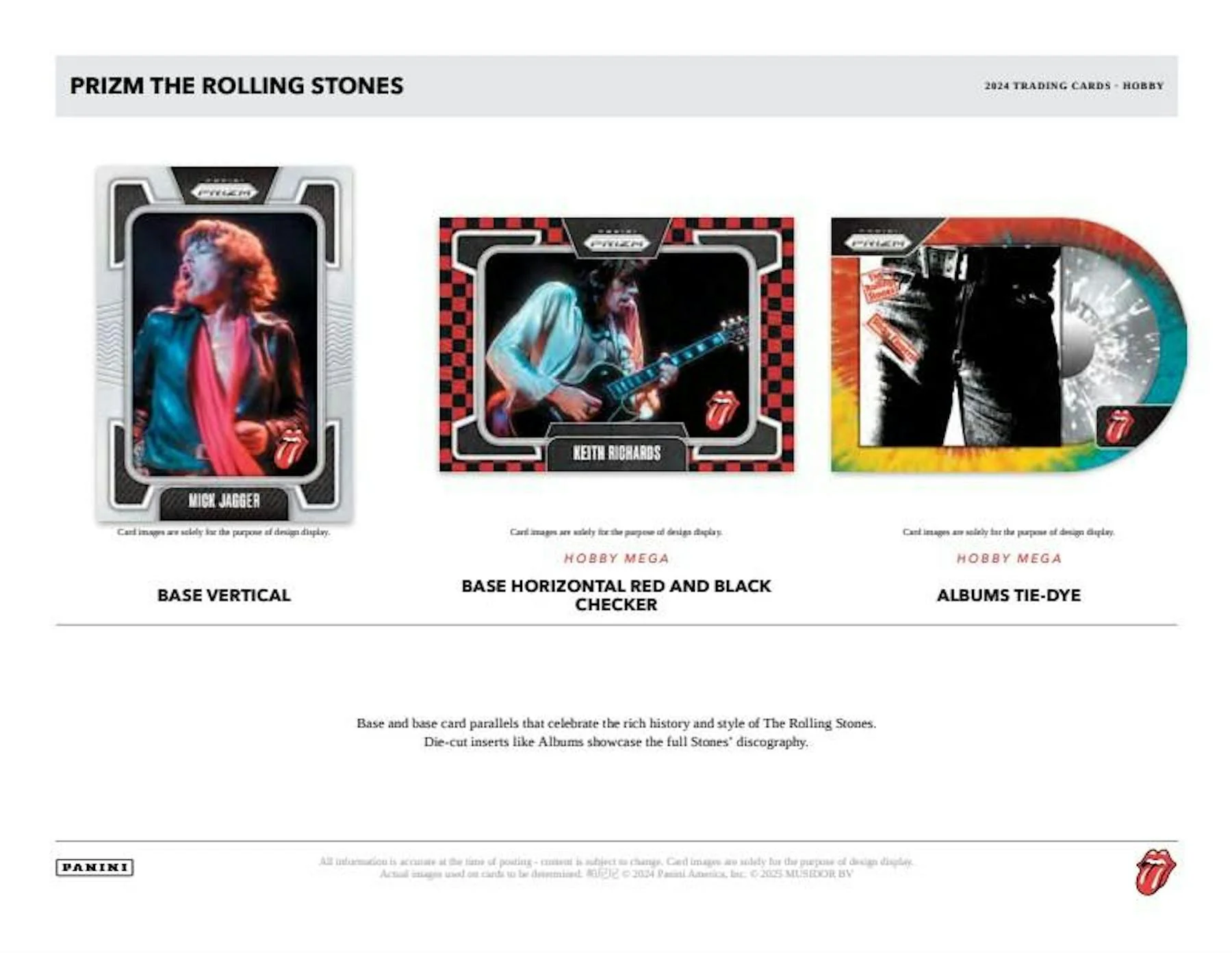 2024 Panini Prizm The Rolling Stones Hobby Mega Box - Image 3