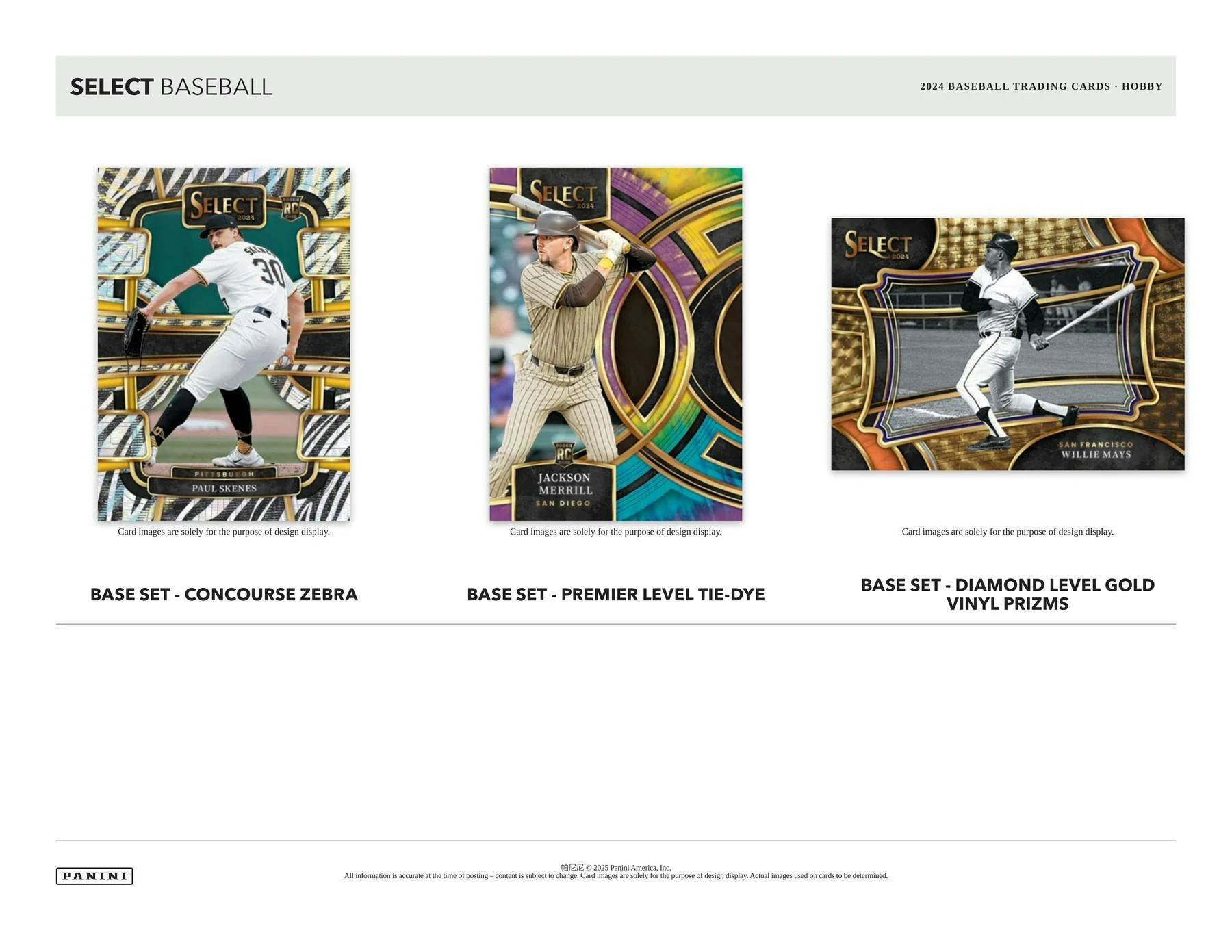 2024 Panini Select Baseball Hobby Box - Image 4