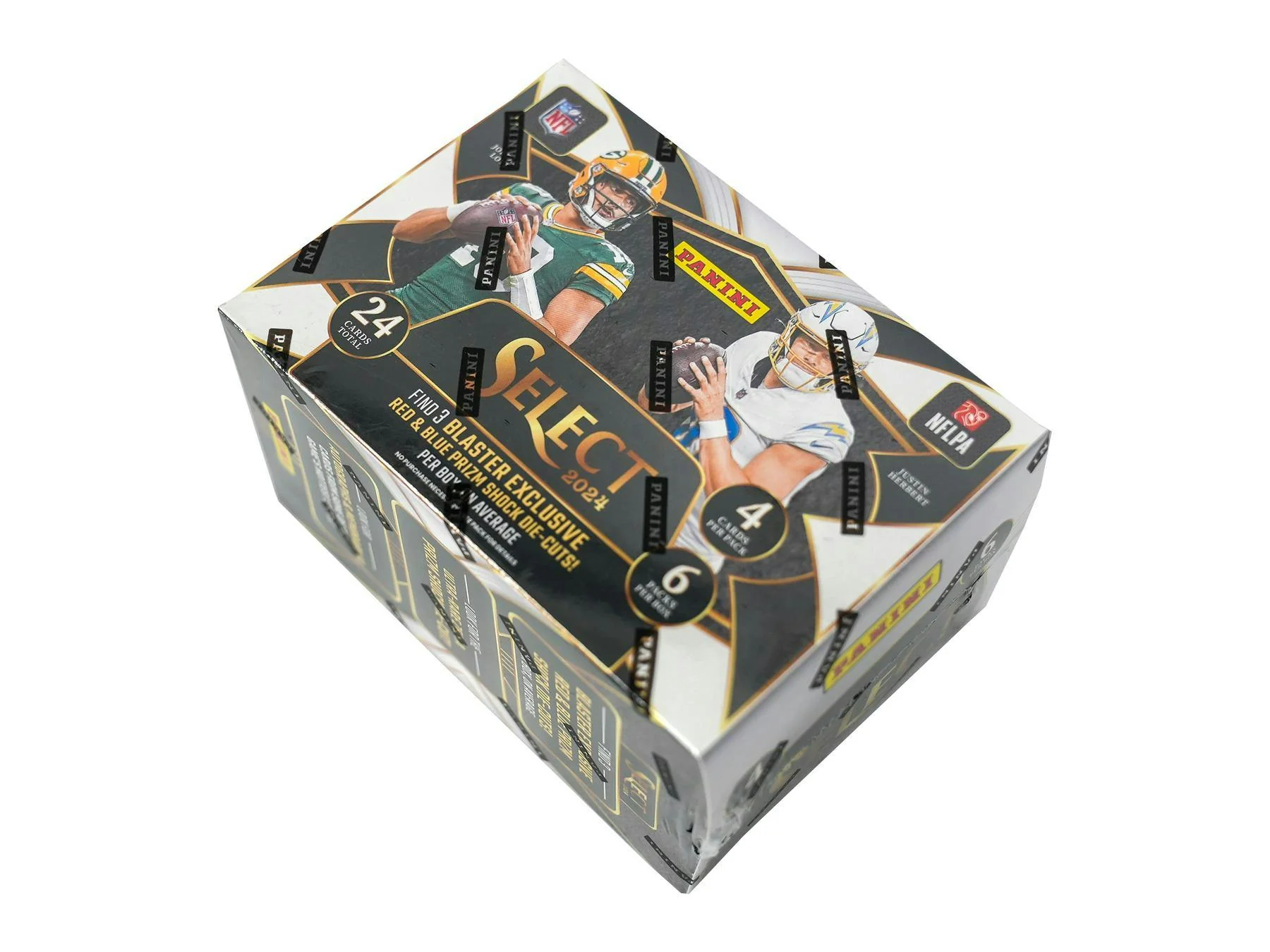 2024 Panini Select Football 6-Pack Blaster Box (Red & Blue Prizms!) - Image 2