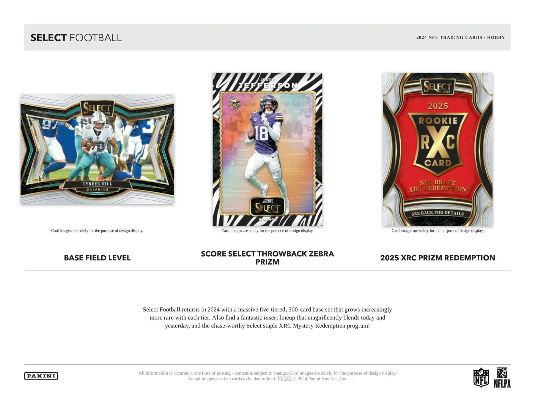 2024 Panini Select Football Hobby Box - Image 4