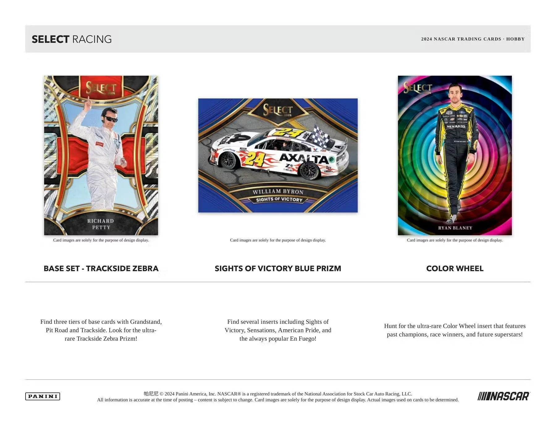 2024 Panini Select Racing Hobby Box - Image 3