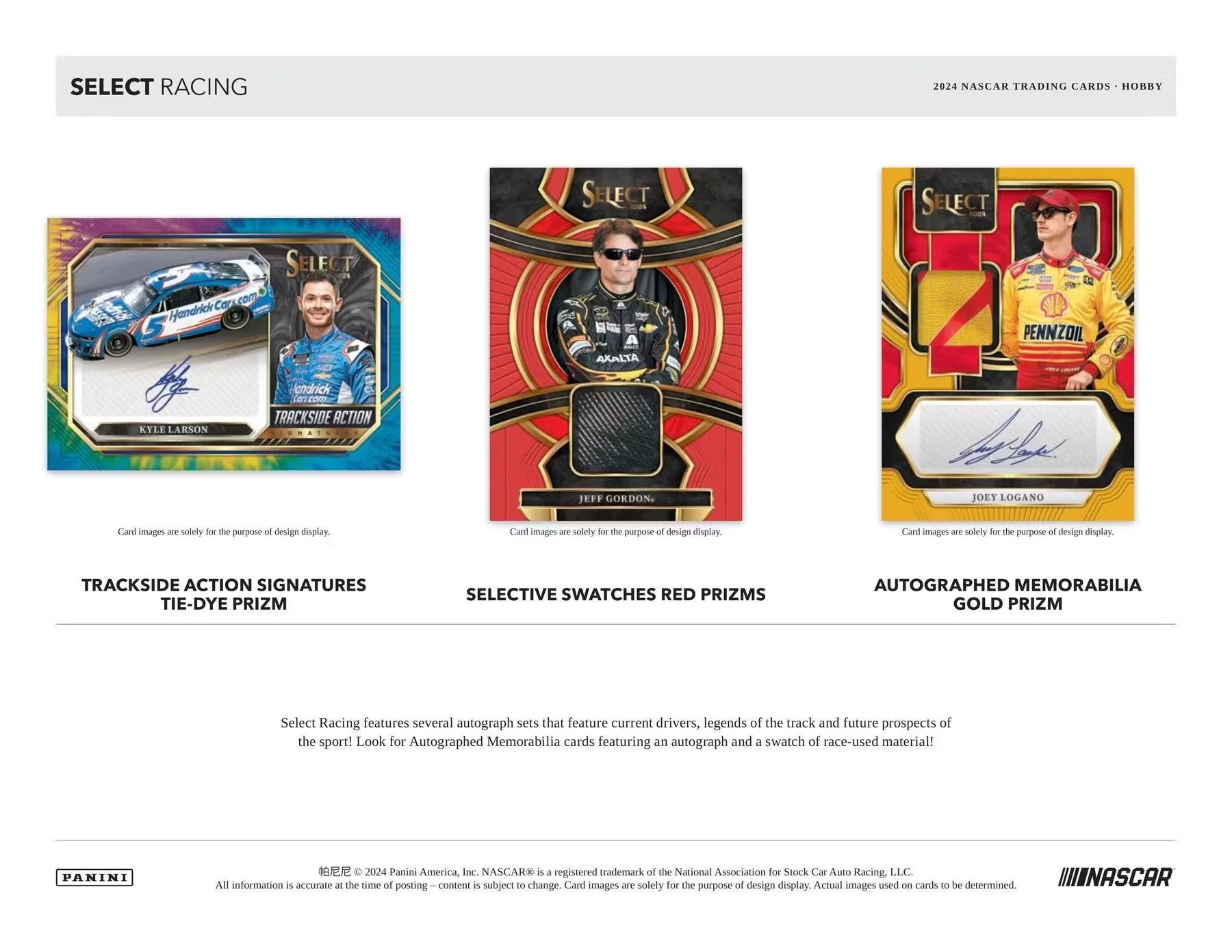 2024 Panini Select Racing Hobby Box - Image 4