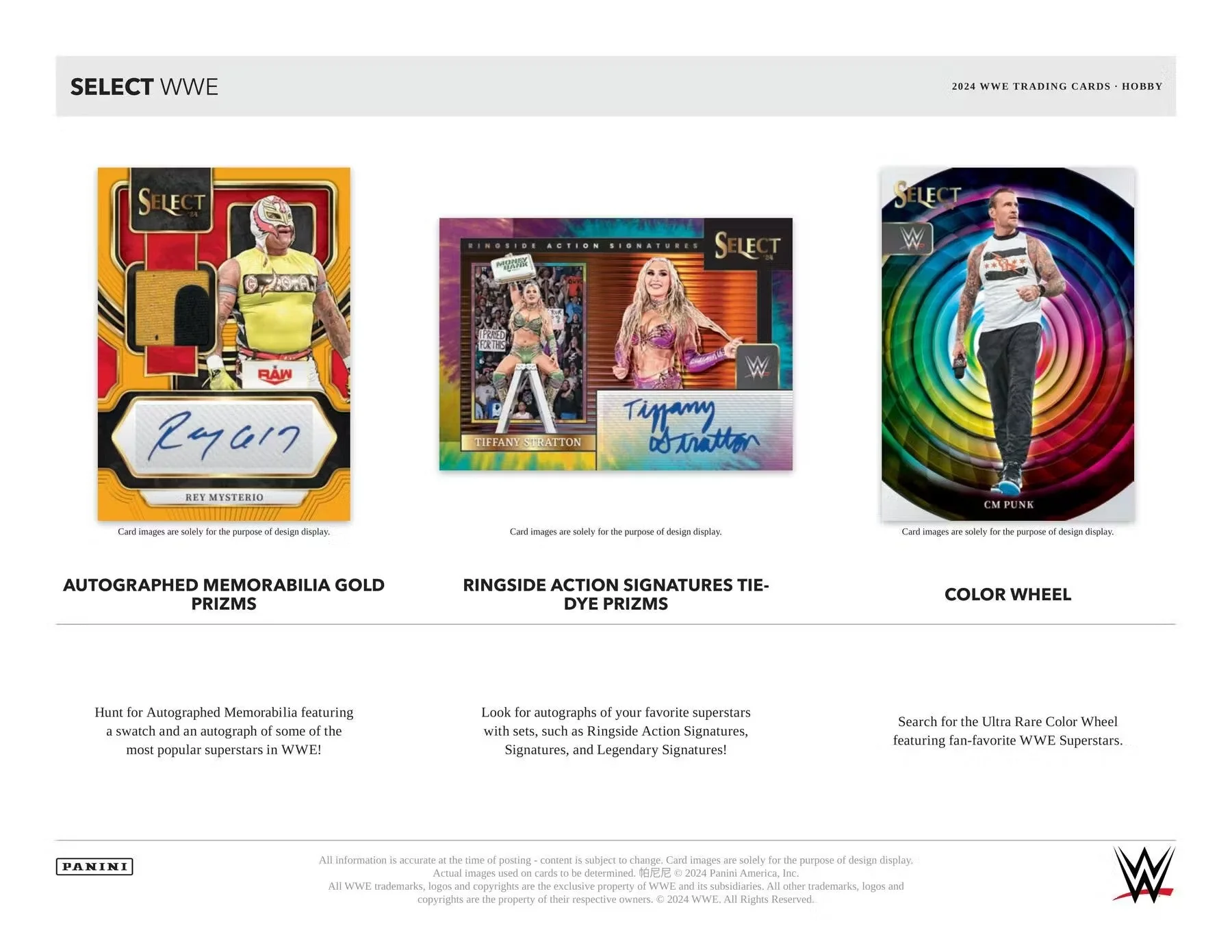 2024 Panini Select WWE Wrestling Hobby Box - Image 5