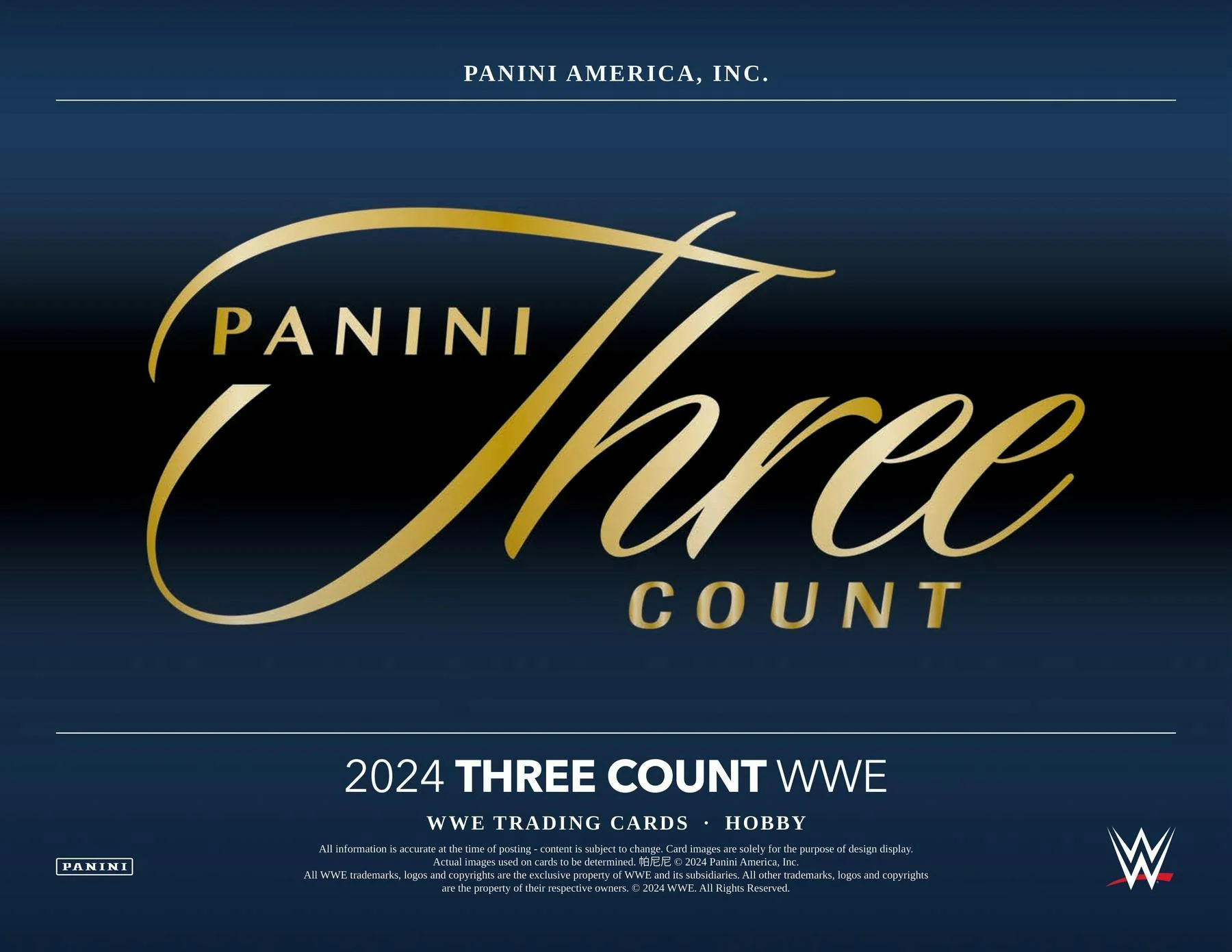 2024 Panini Three Count WWE Wrestling Hobby Box - Image 3