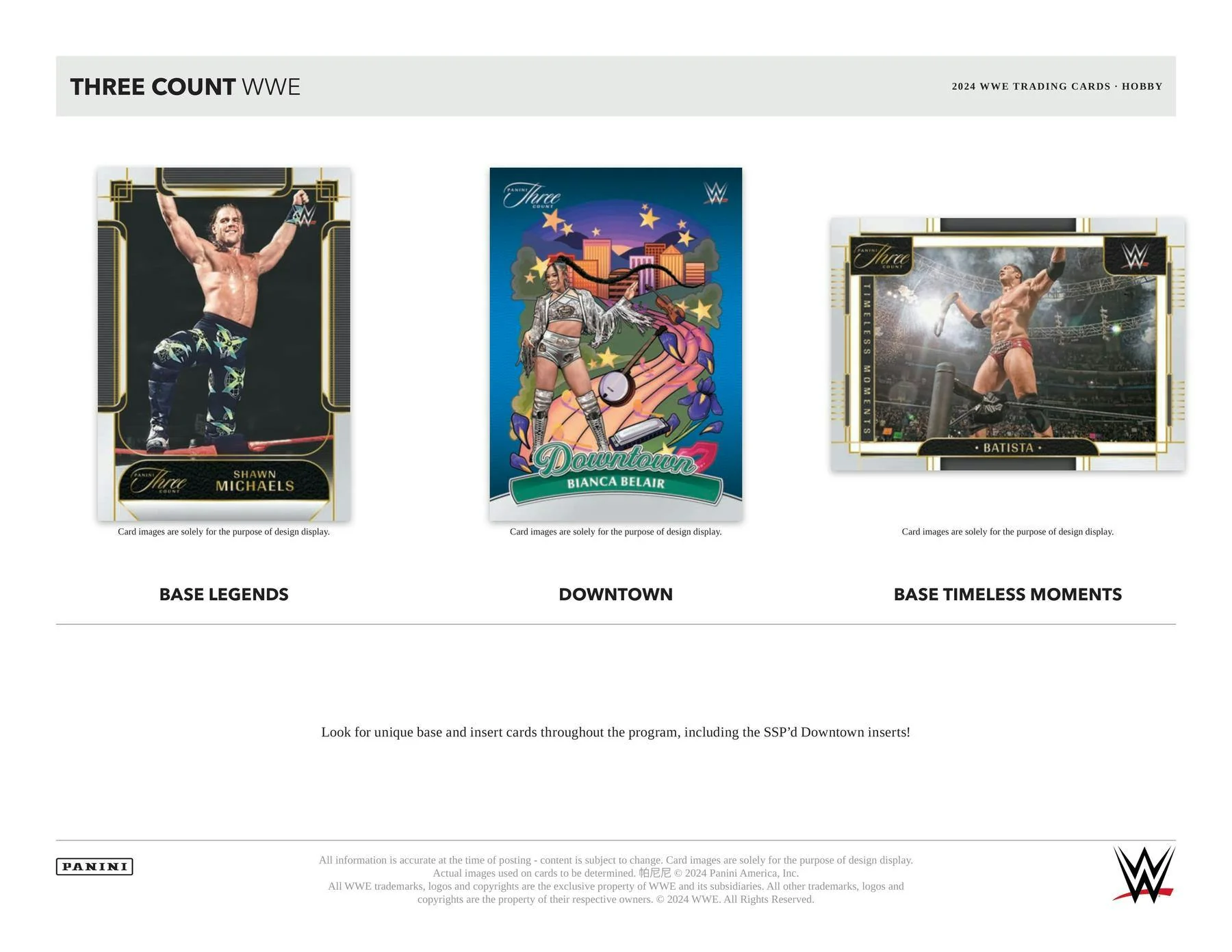2024 Panini Three Count WWE Wrestling Hobby Box - Image 4
