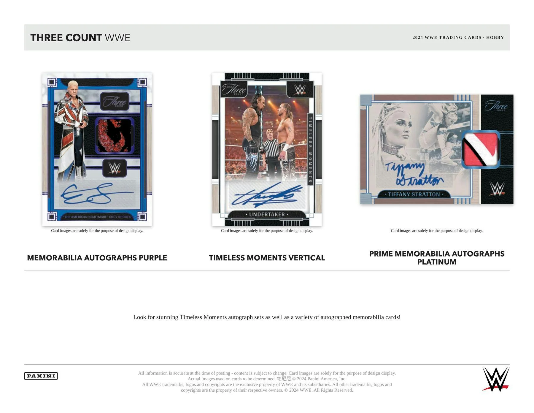 2024 Panini Three Count WWE Wrestling Hobby Box - Image 5