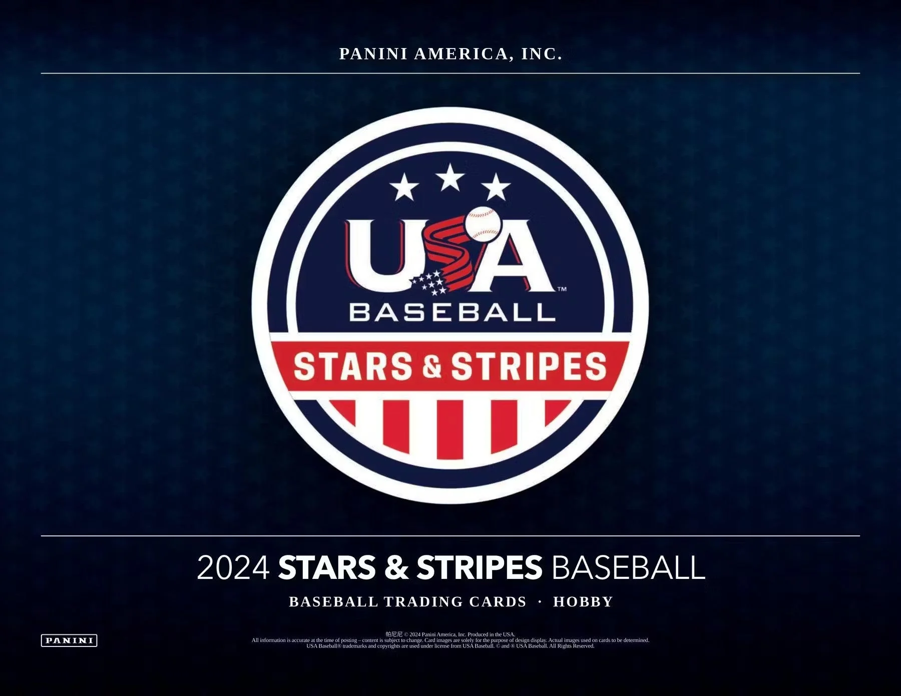 2024 Panini USA Stars & Stripes Baseball Hobby Box - Image 3