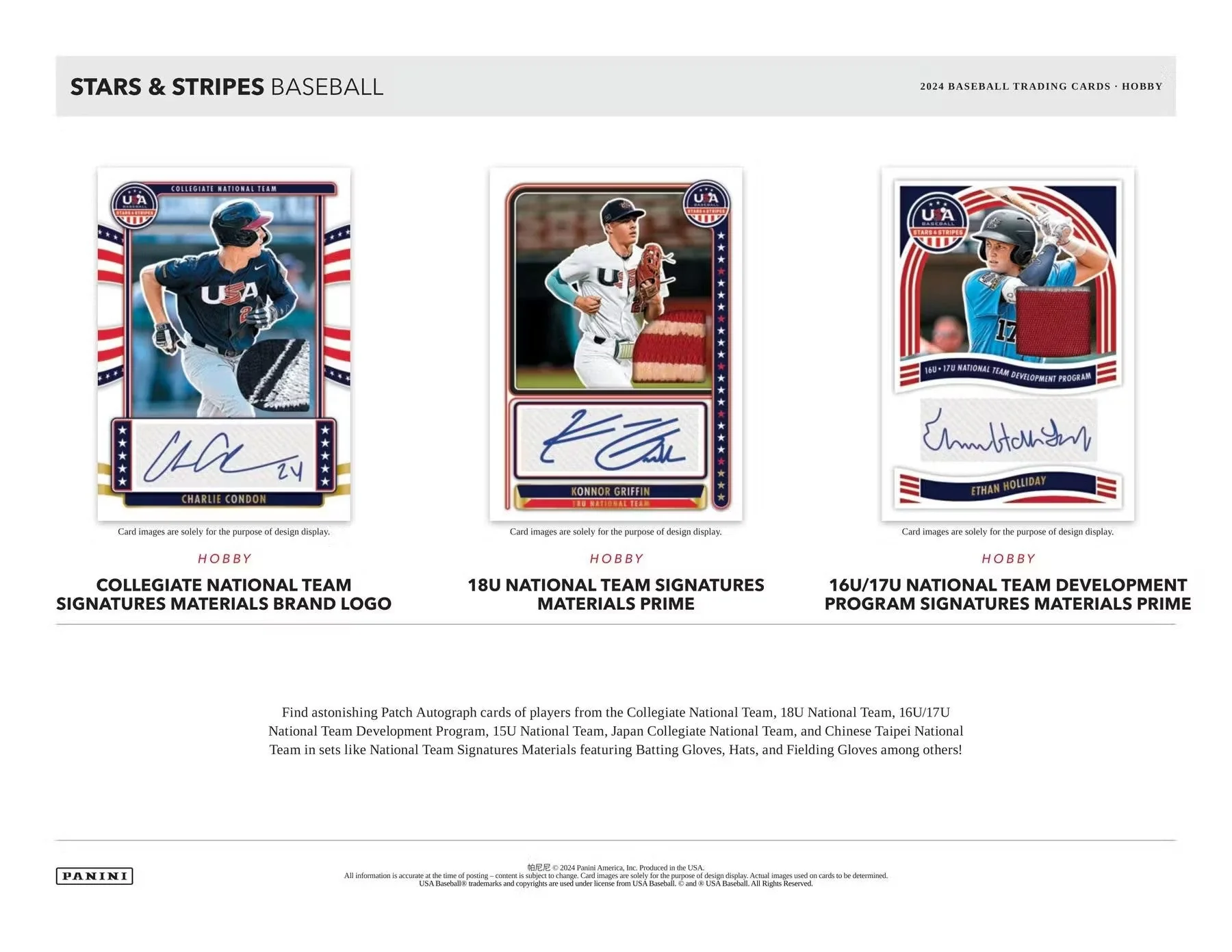 2024 Panini USA Stars & Stripes Baseball Hobby Box - Image 5