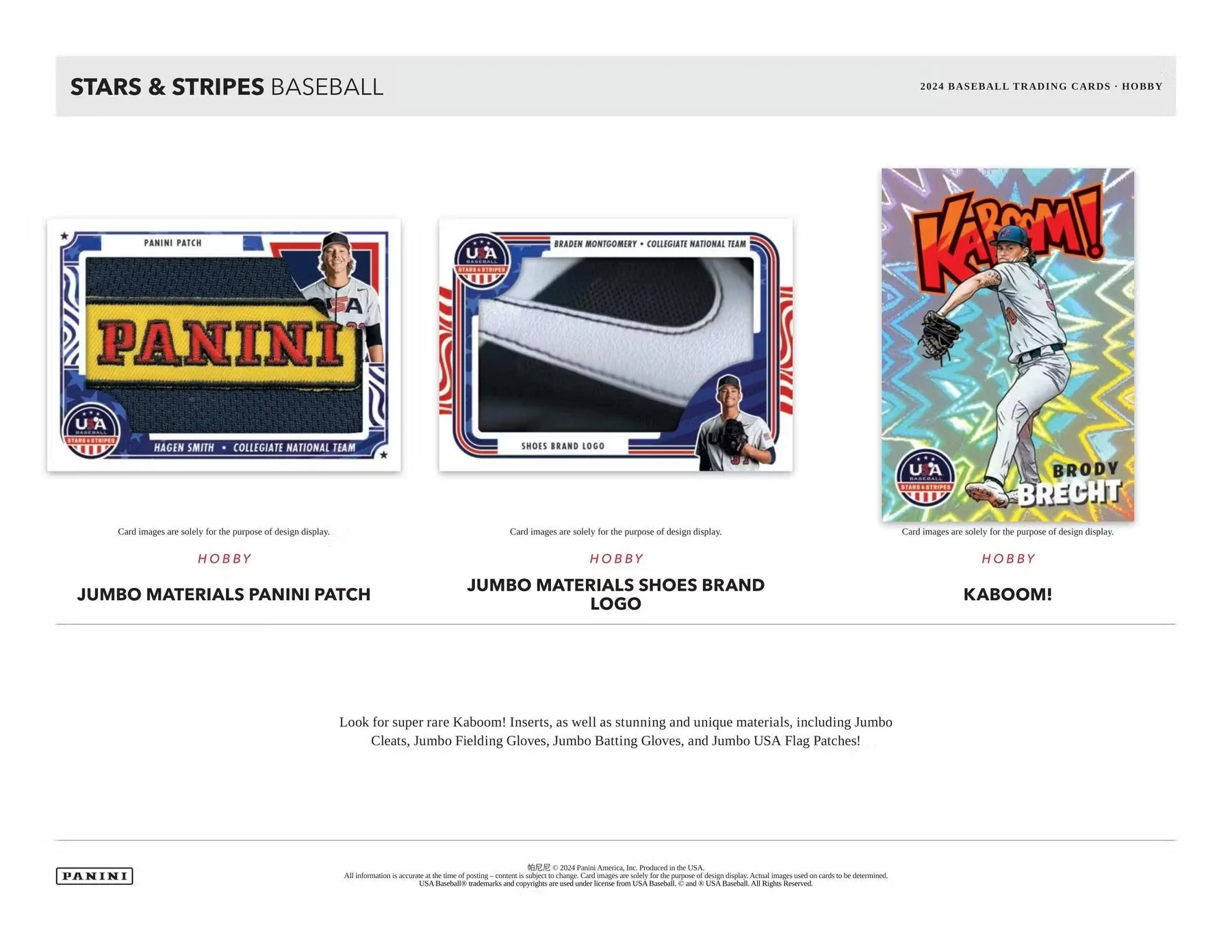 2024 Panini USA Stars & Stripes Baseball Hobby Box - Image 6