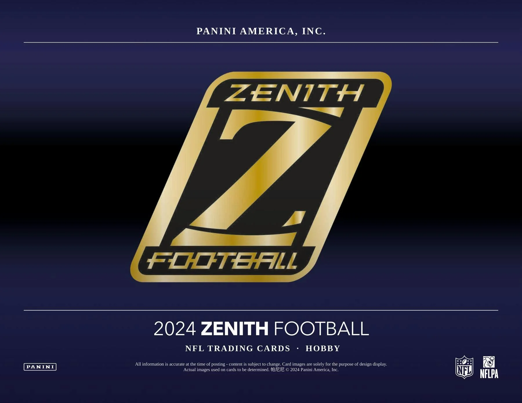 2024 Panini Zenith Football Hobby Box - Image 3