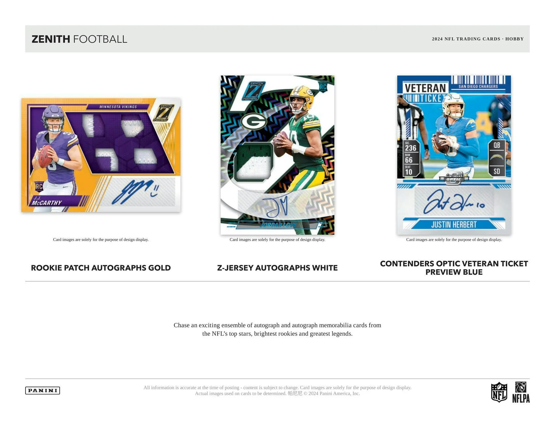 2024 Panini Zenith Football Hobby Box - Image 5