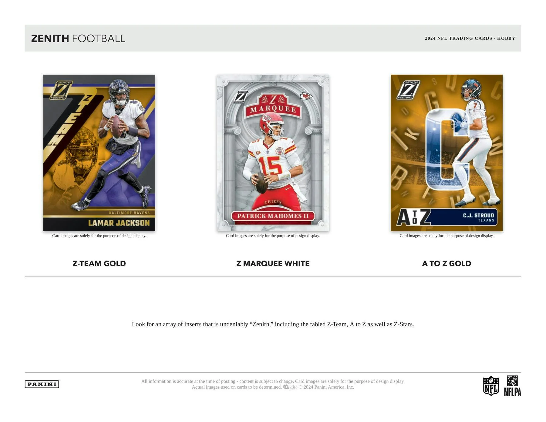 2024 Panini Zenith Football Hobby Box - Image 6