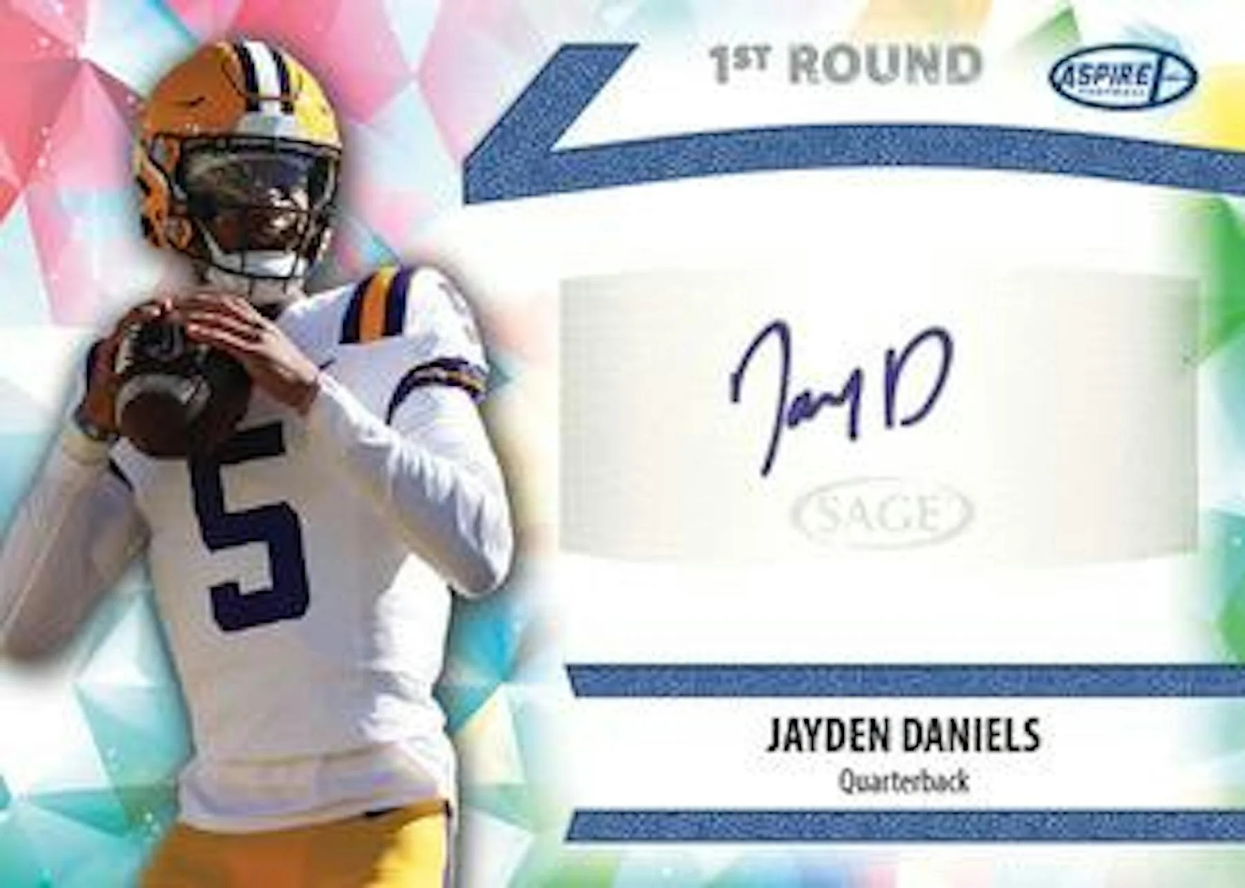 2024 Sage Aspire Football Hobby Box - Image 3