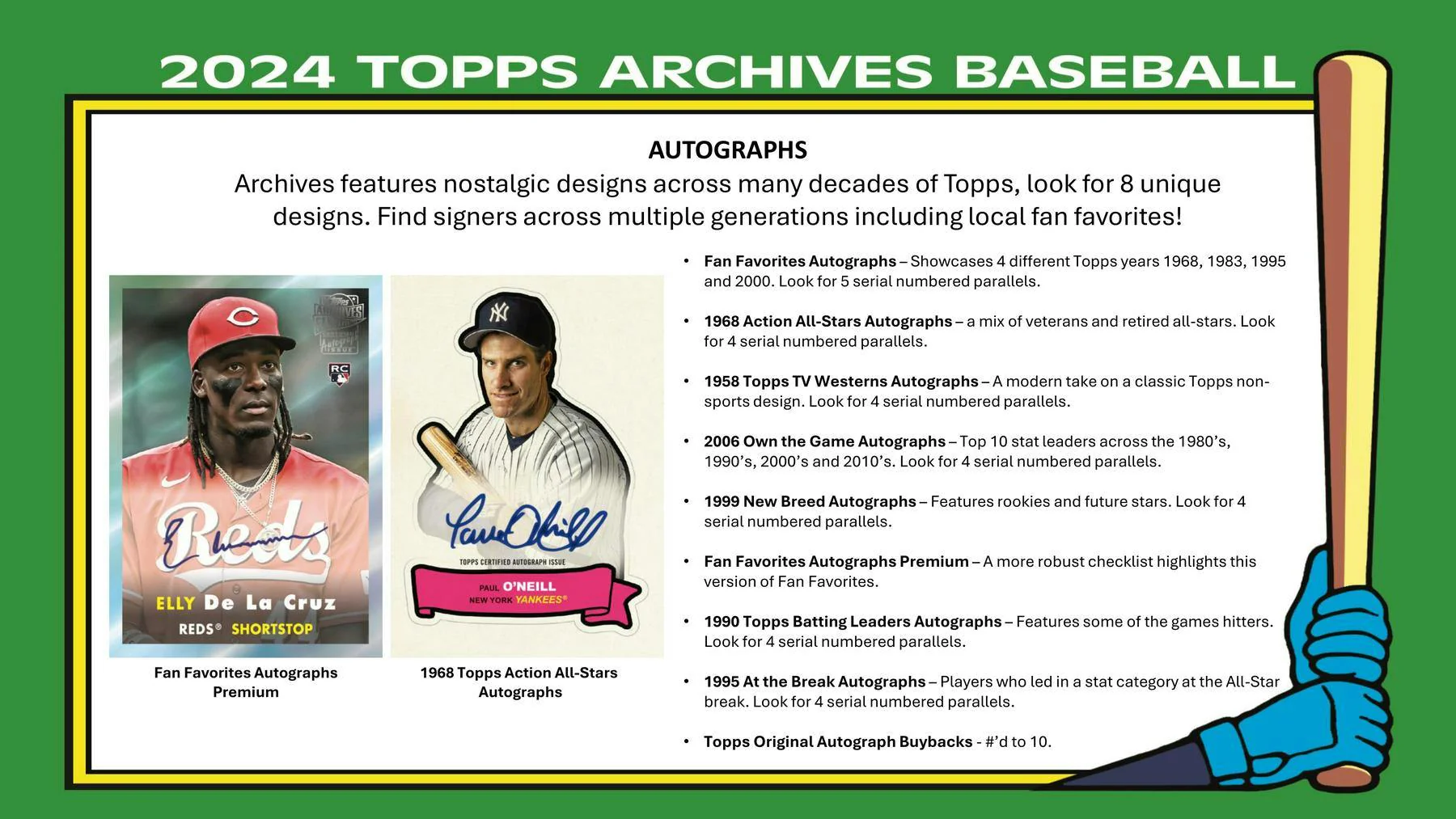 2024 Topps Archives Baseball 7-Pack Blaster Box - Image 4
