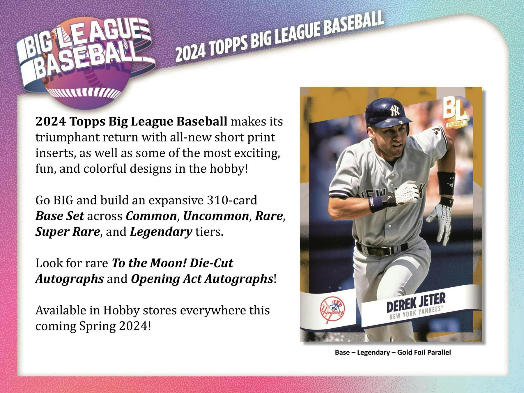 2024 Topps Big League Baseball Hobby Box - Image 3