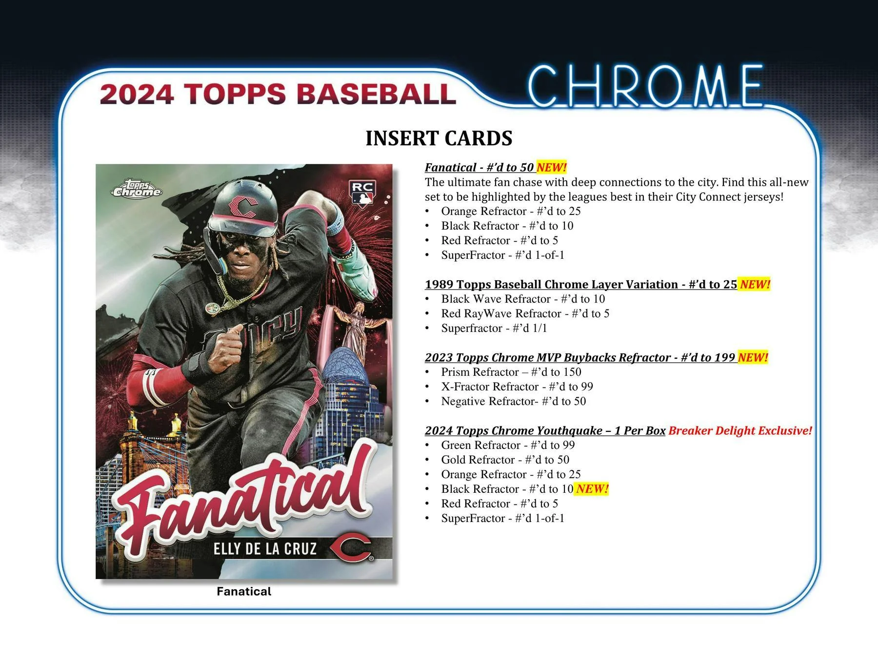 2024 Topps Chrome Baseball Breakers Delight Box - Image 7