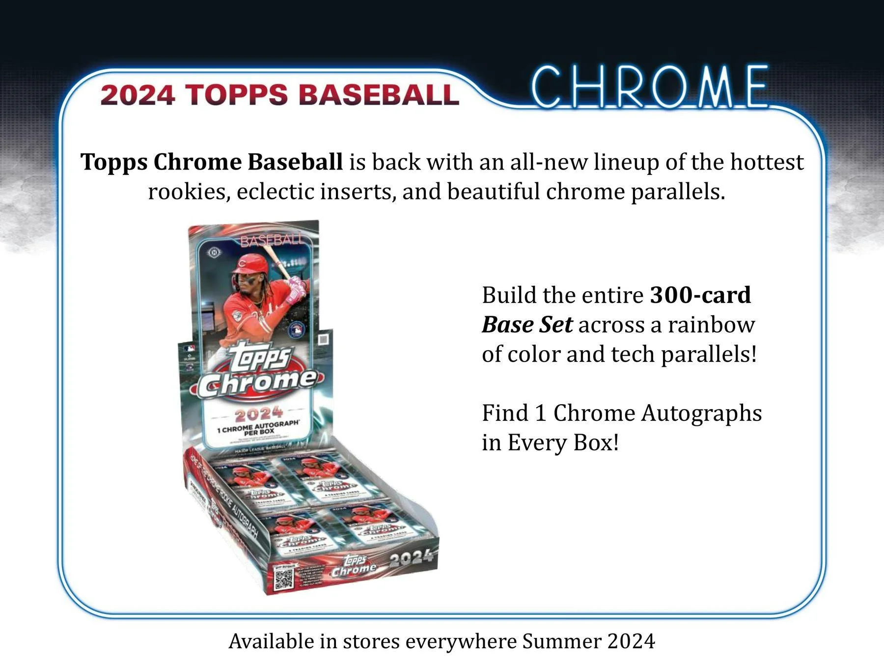 2024 Topps Chrome Baseball Hobby Box - Image 3