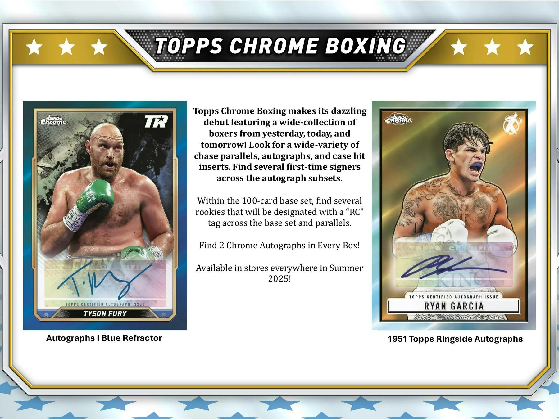 2024 Topps Chrome Boxing Hobby Box | Columbia Sports Cards - Image 4