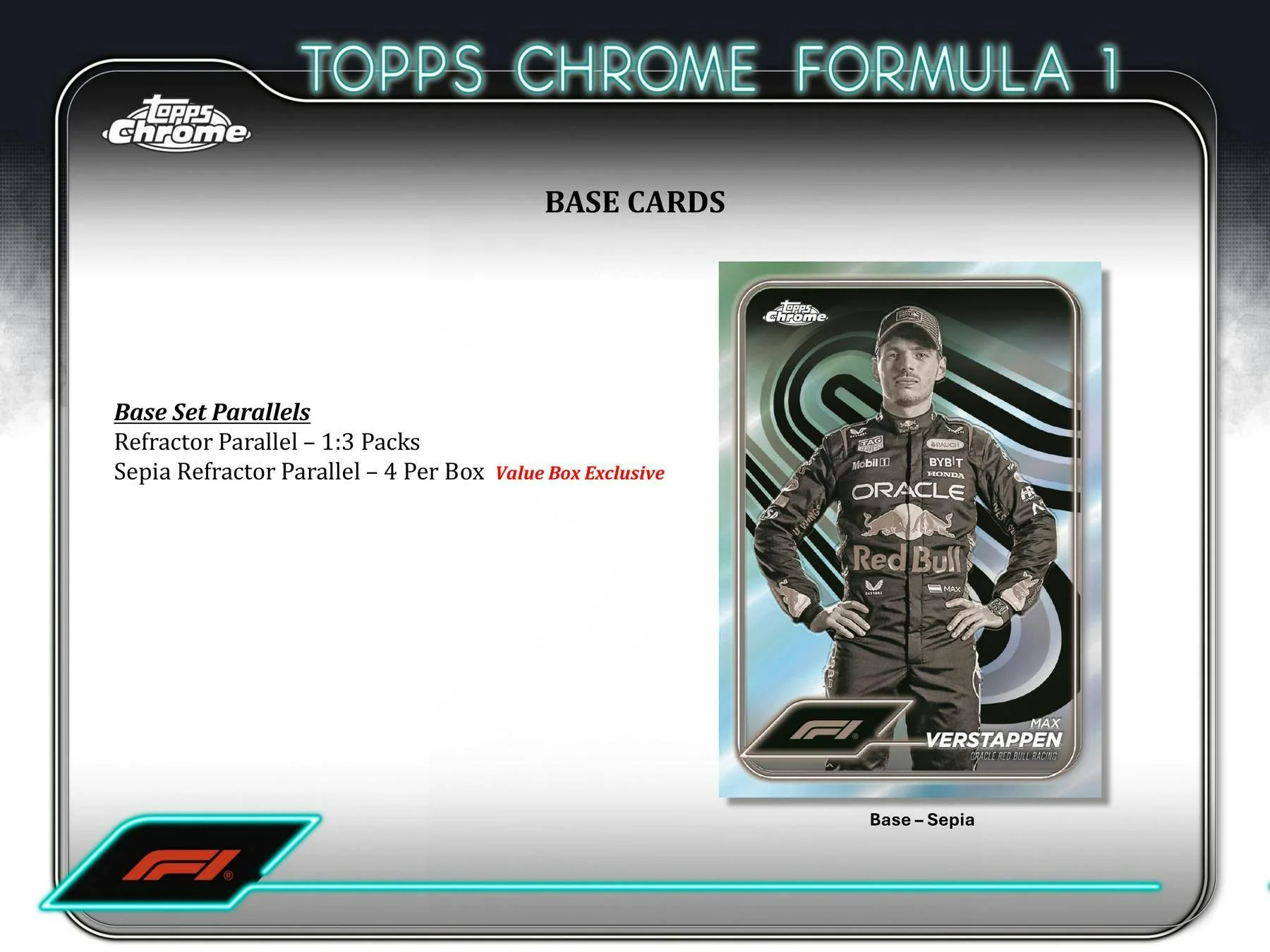 2024 Topps Chrome F1 Formula 1 6-Pack Blaster Box - Image 3