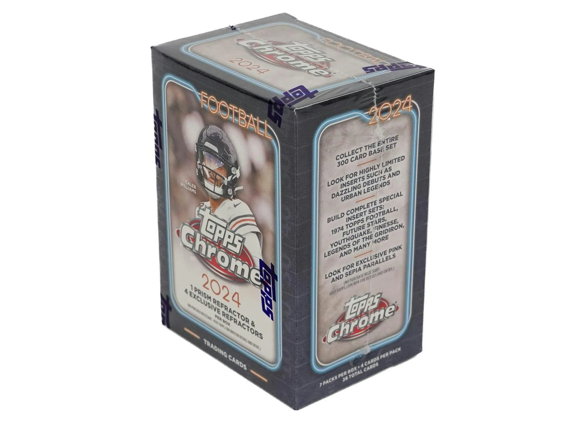 2024 Topps Chrome Football 7-Pack Blaster Box - Image 2