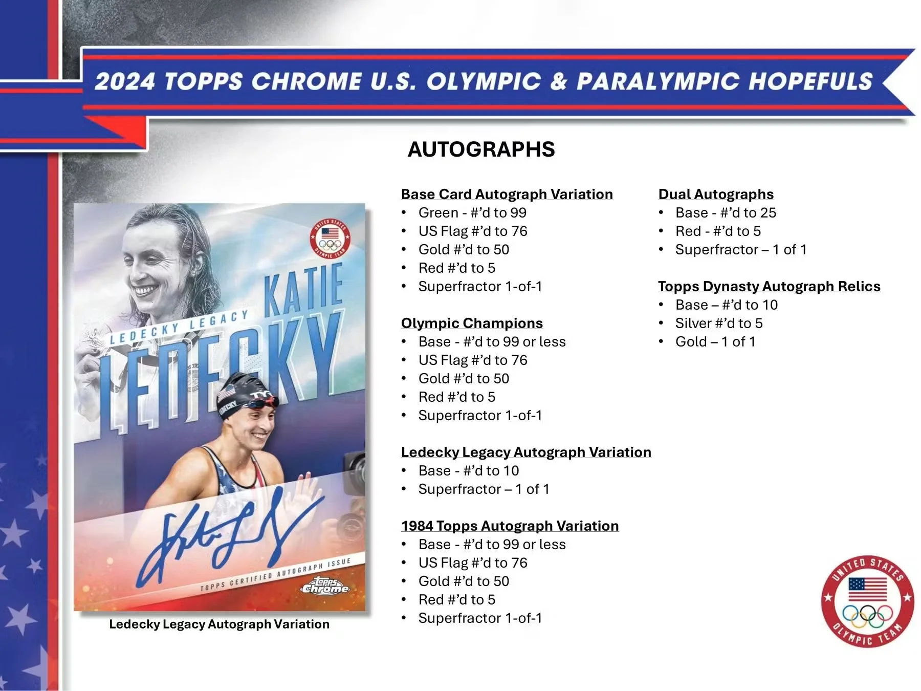2024 Topps Chrome U.S. Olympic & Paralympic Hopefuls Hobby Box - Image 7