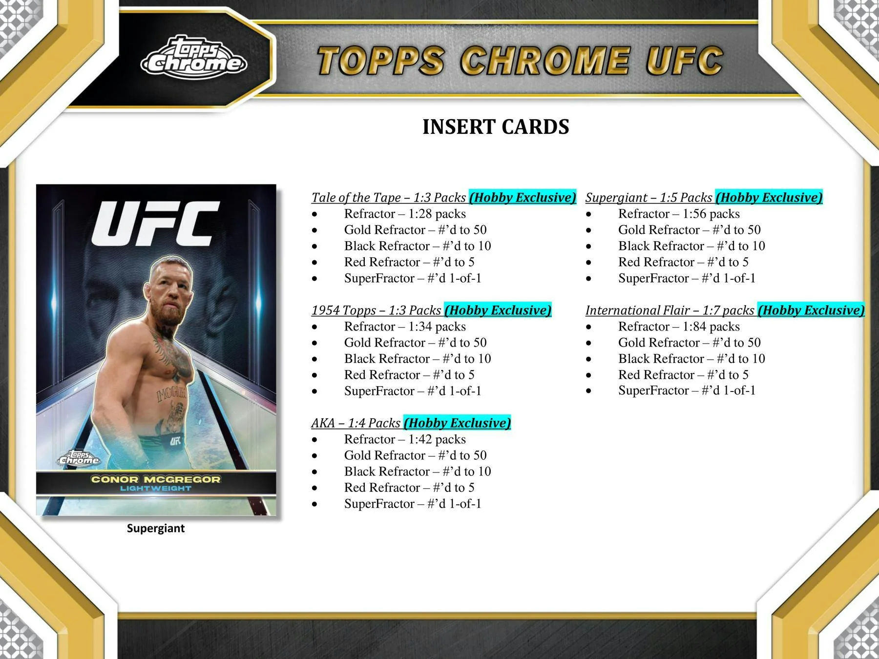 2024 Topps Chrome UFC Hobby Box - Image 5