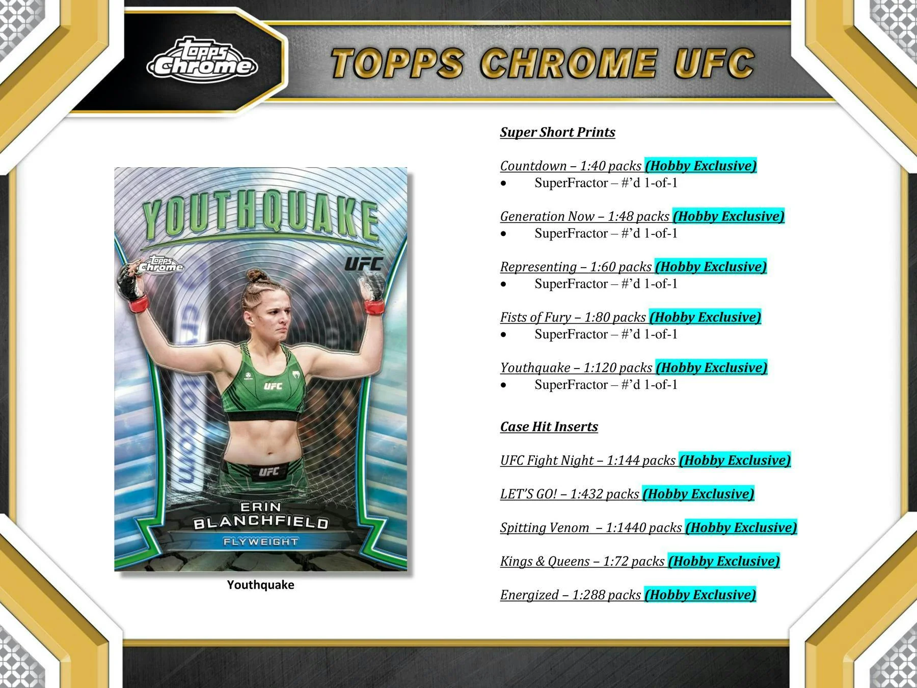 2024 Topps Chrome UFC Hobby Box - Image 6