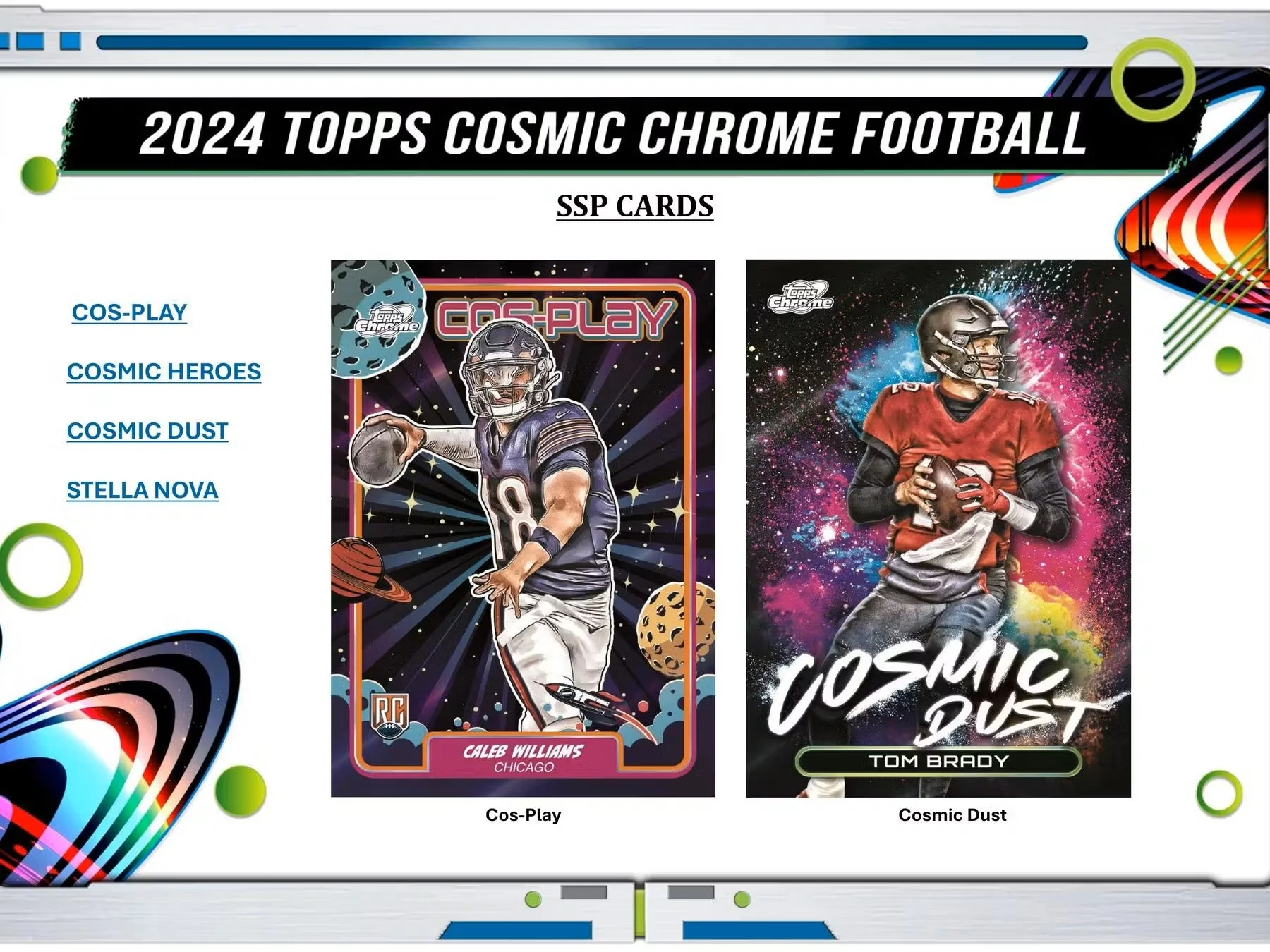 2024 Topps Cosmic Chrome Football Hobby Box - Image 6