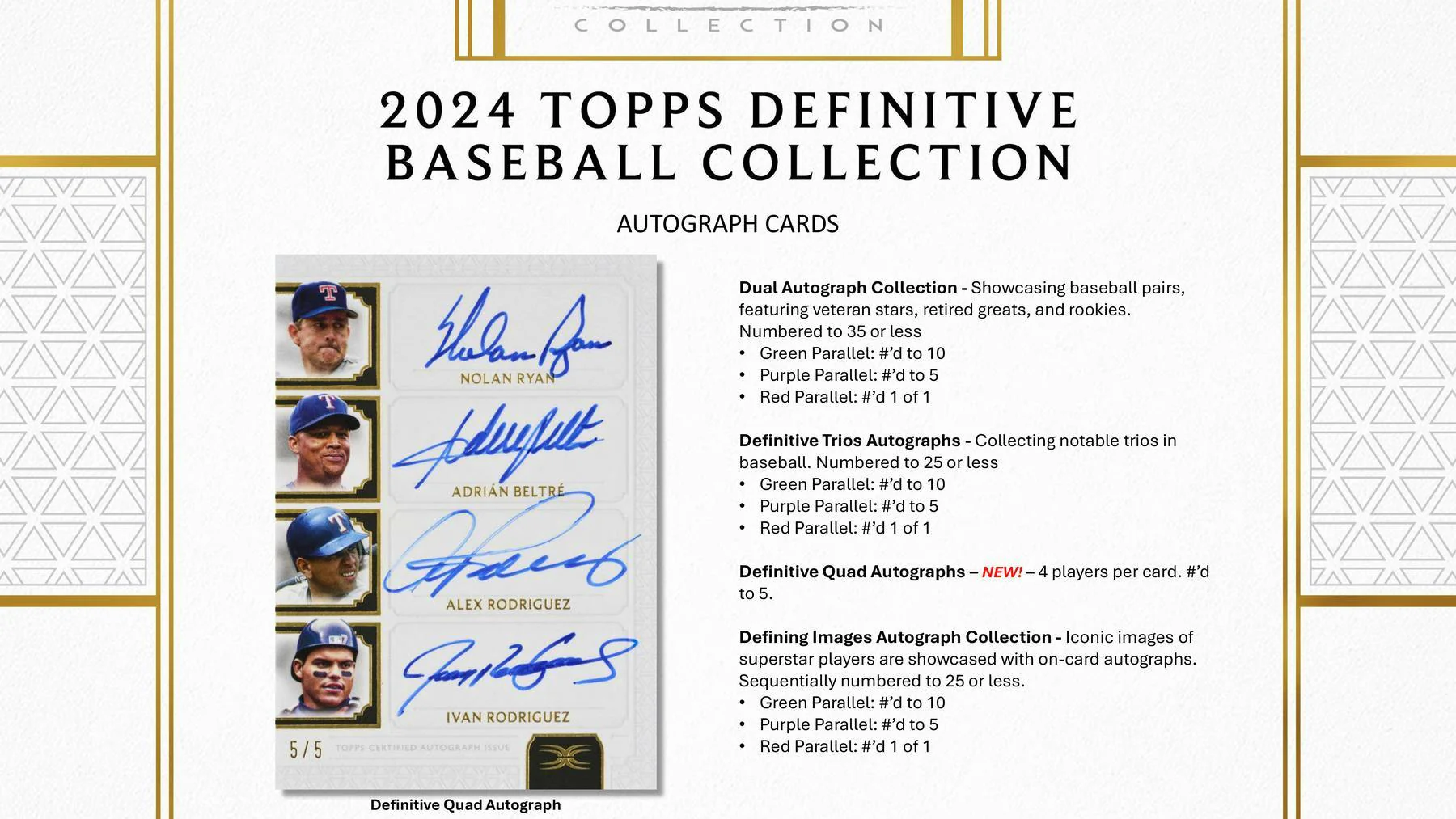 2024 Topps Definitive Collection Baseball Hobby Box - Image 4