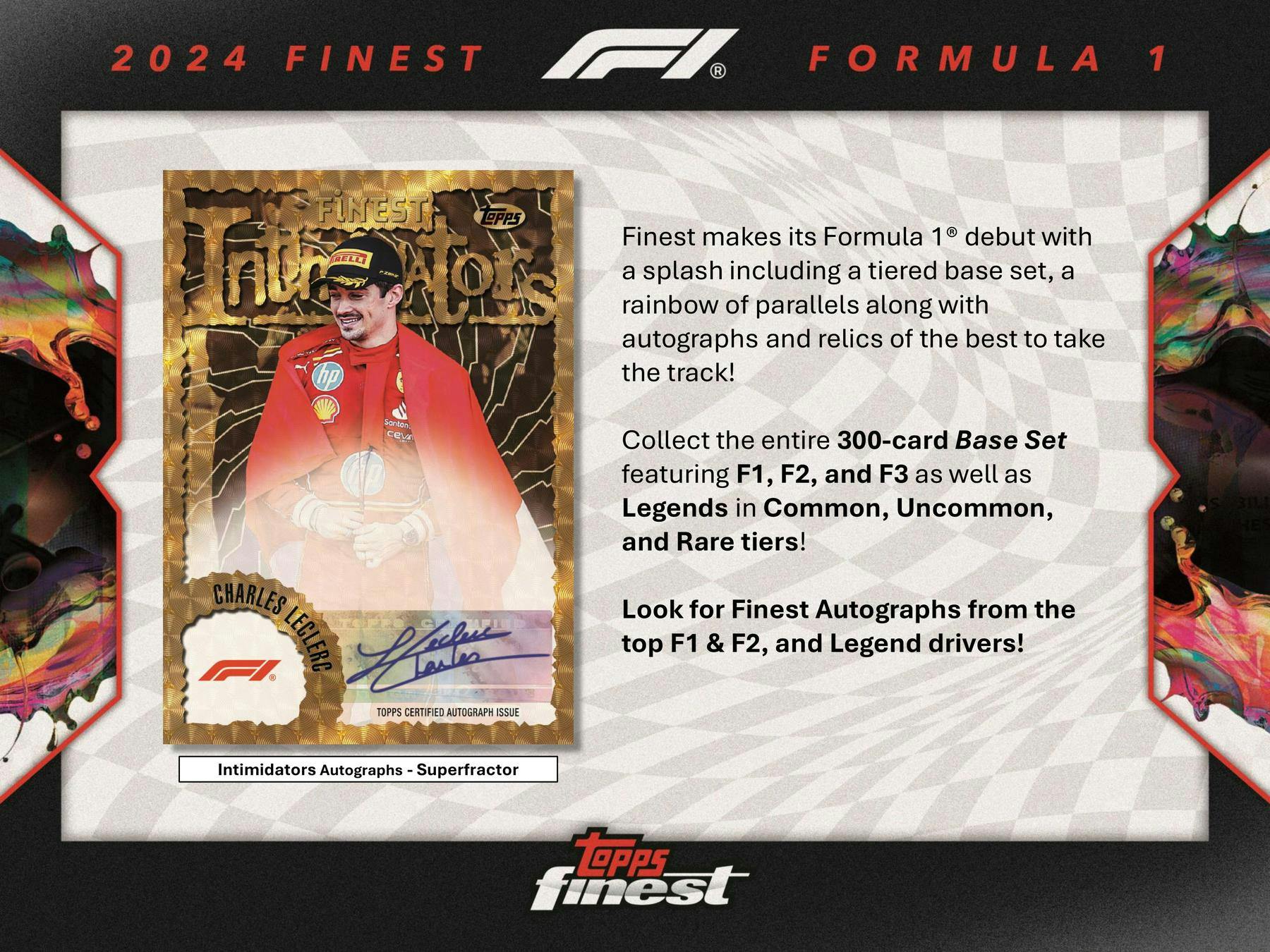 2024 Topps Finest F1 Formula 1 Hobby Box - Image 3