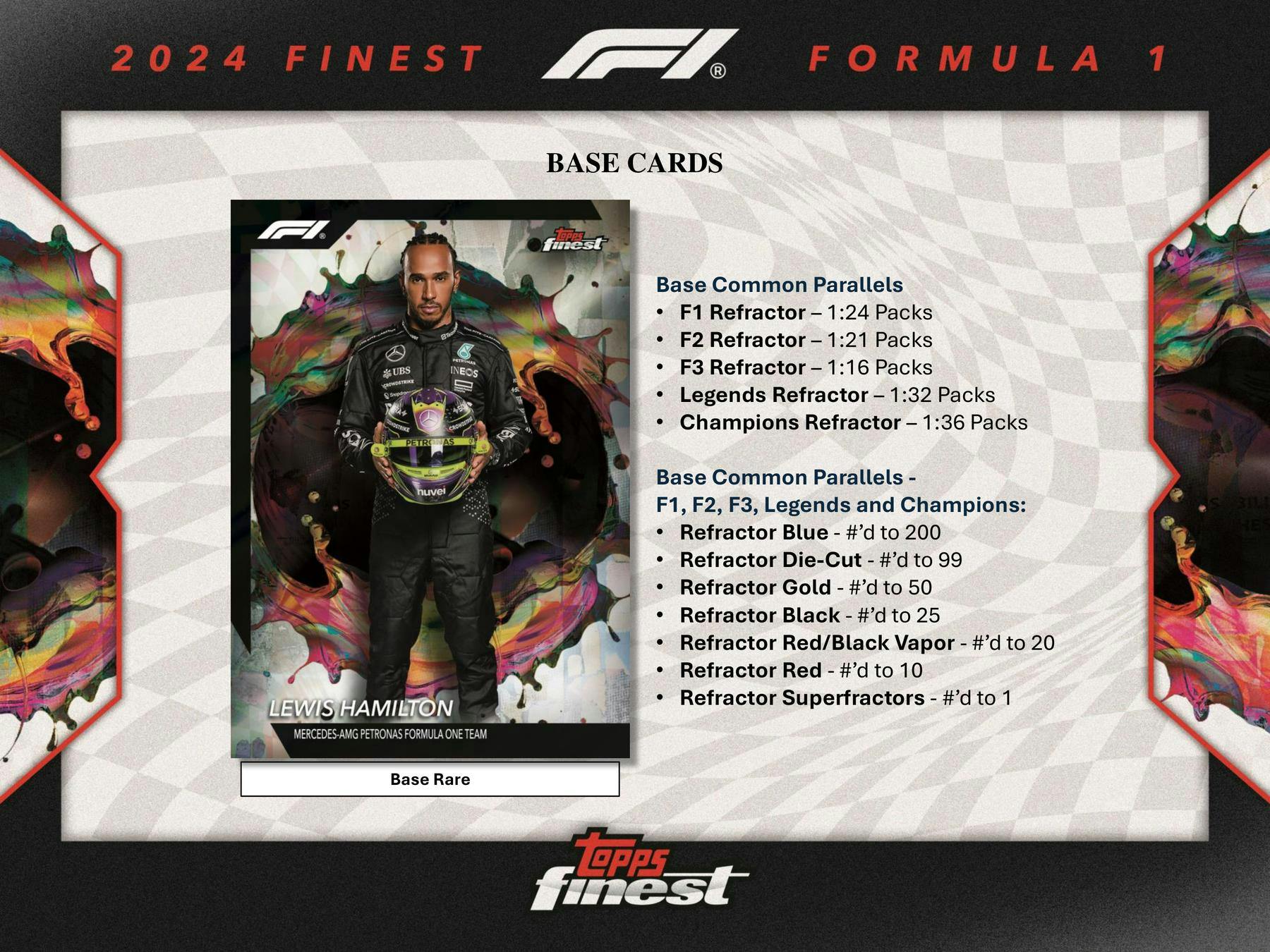 2024 Topps Finest F1 Formula 1 Hobby Box - Image 4