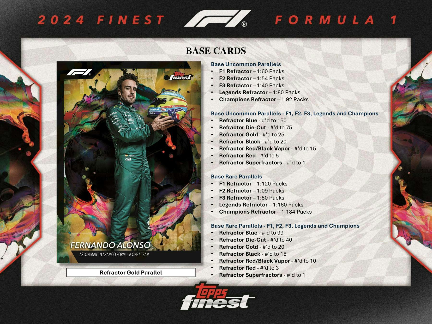 2024 Topps Finest F1 Formula 1 Hobby Box - Image 5