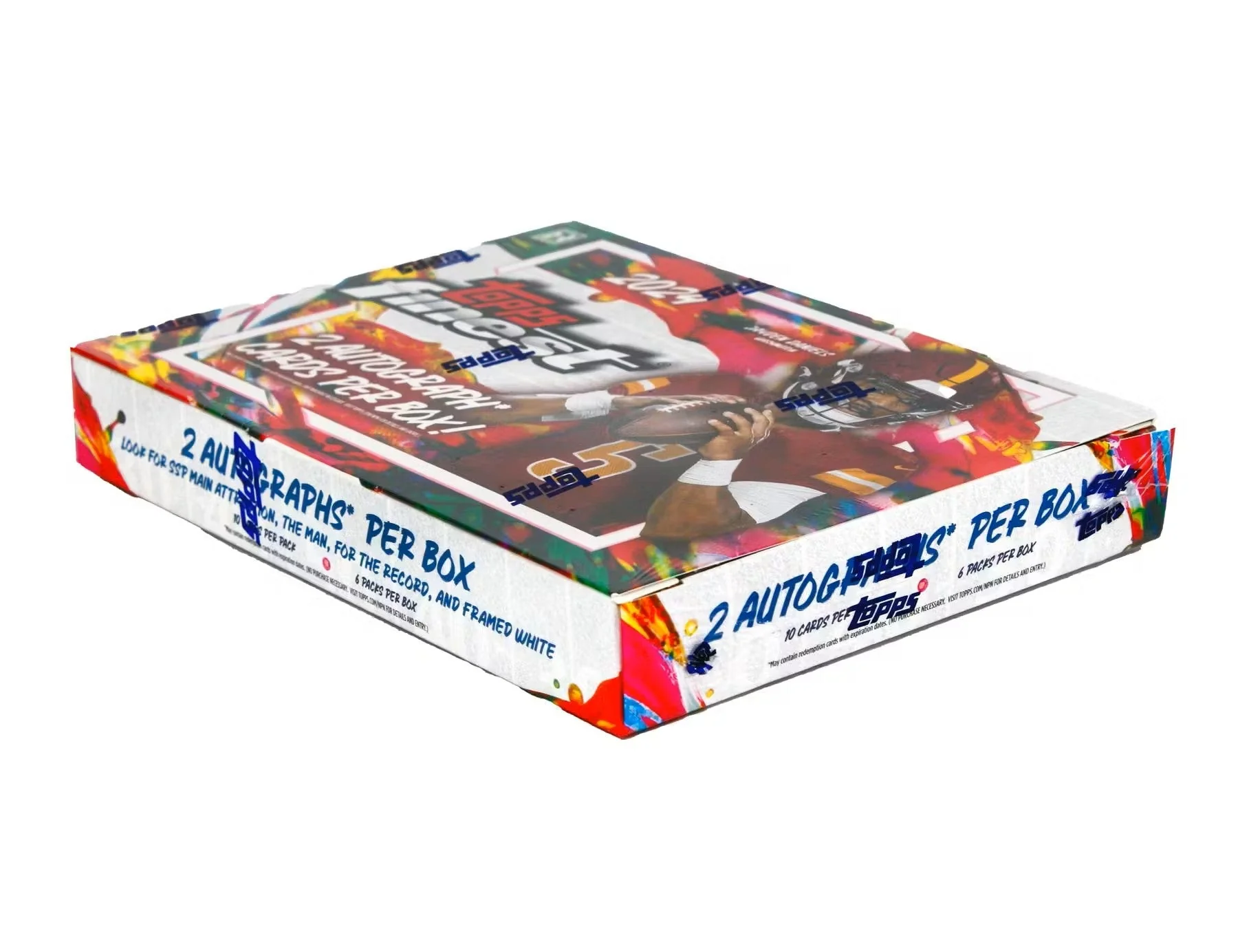 2024 Topps Finest Football Hobby Box - Image 2