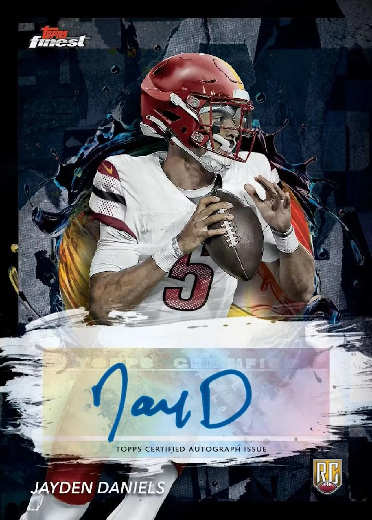 2024 Topps Finest Football Hobby Box - Image 4