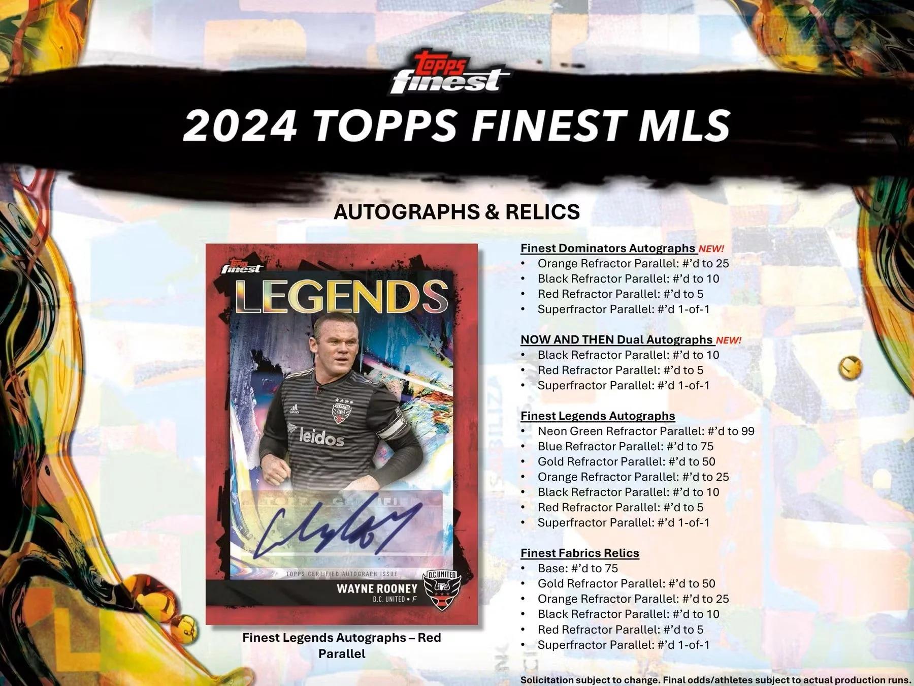 2024 Topps Finest MLS Soccer Hobby Box - Image 10