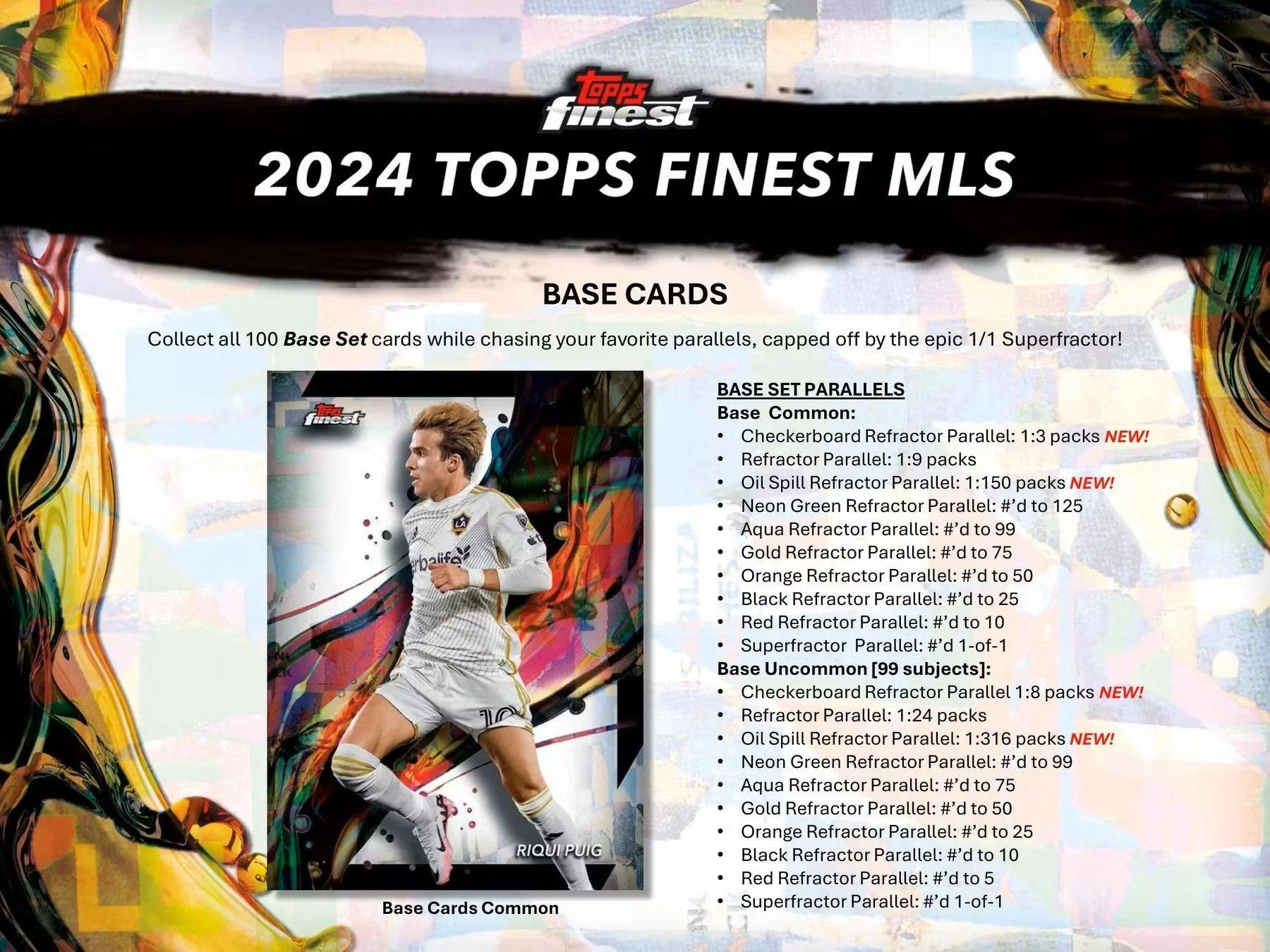 2024 Topps Finest MLS Soccer Hobby Box - Image 4