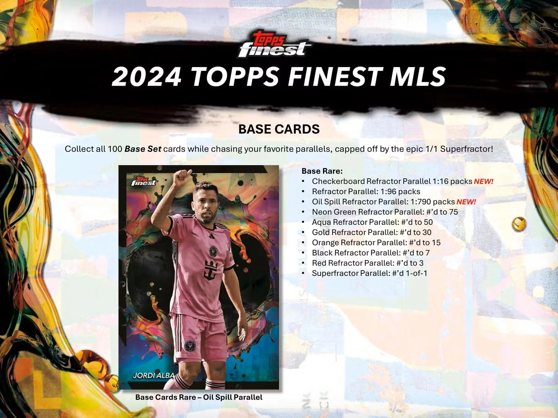 2024 Topps Finest MLS Soccer Hobby Box - Image 5