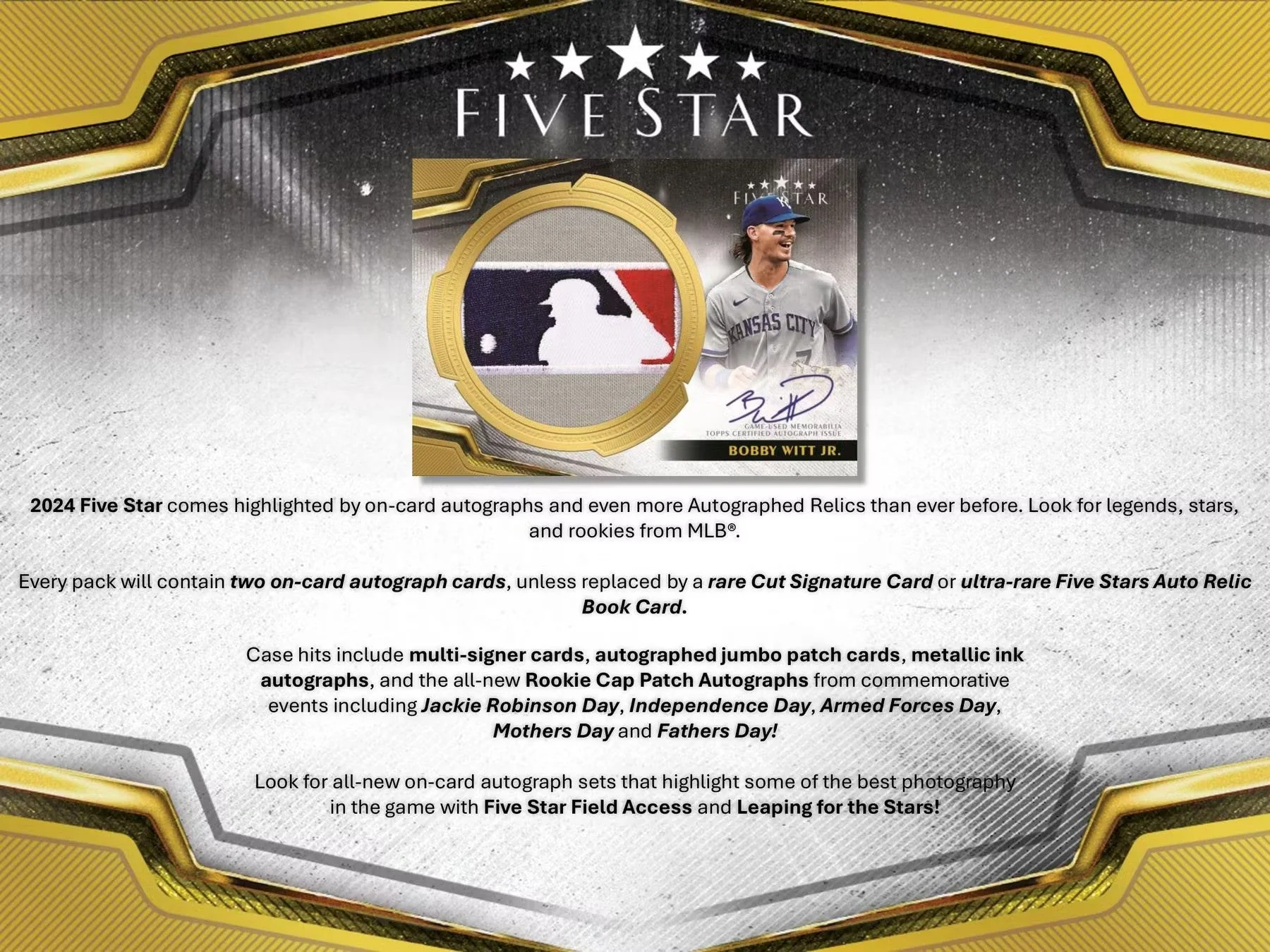 2024 Topps Five Star Baseball Hobby Box - Image 4