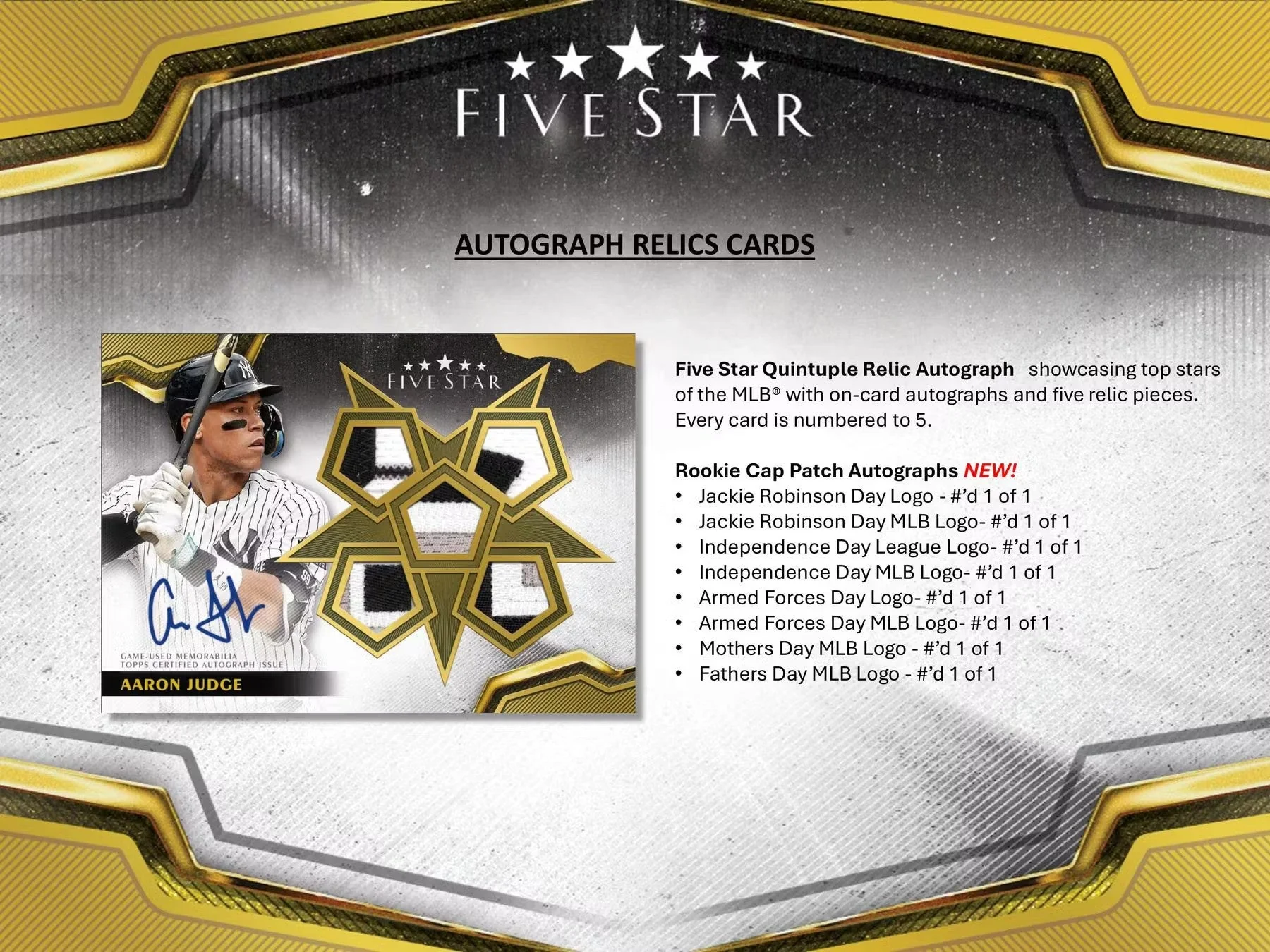 2024 Topps Five Star Baseball Hobby Box - Image 6