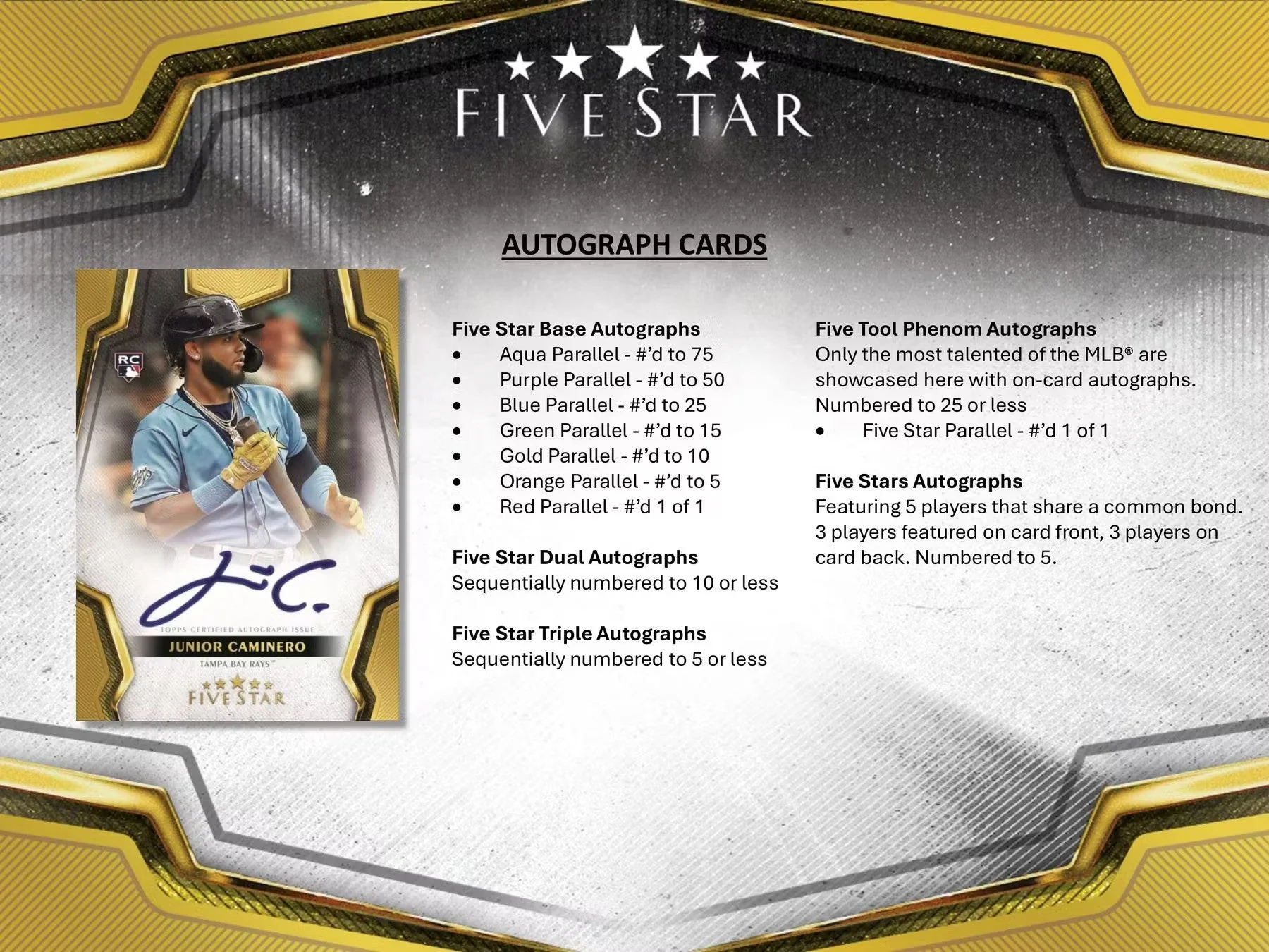 2024 Topps Five Star Baseball Hobby Box - Image 7
