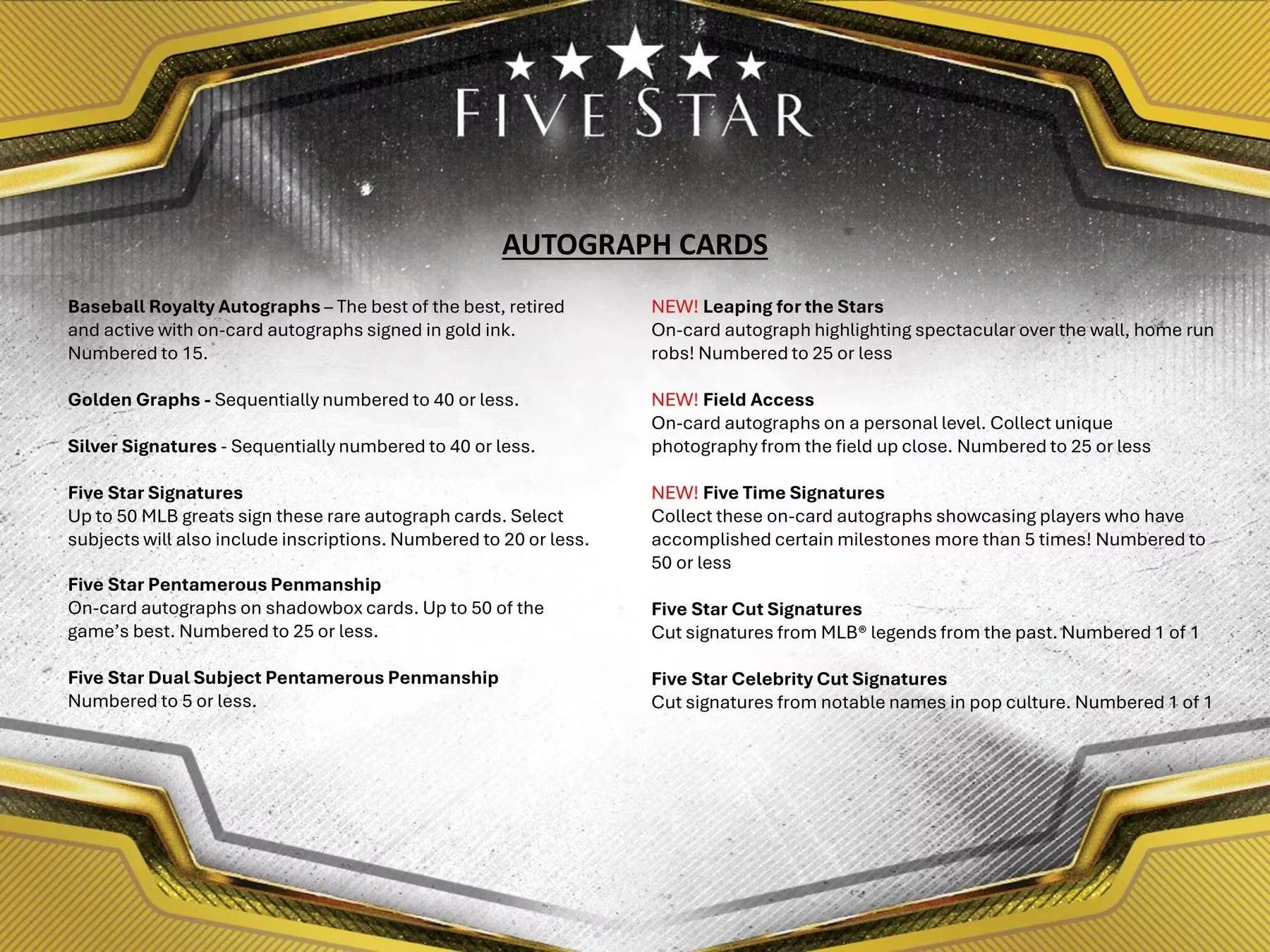 2024 Topps Five Star Baseball Hobby Box - Image 8